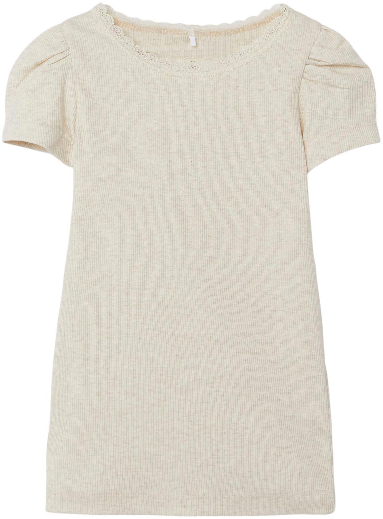 Name It "NMFKAB TOP NOOS" Baumwollmischung, Spitze, Puffärmel