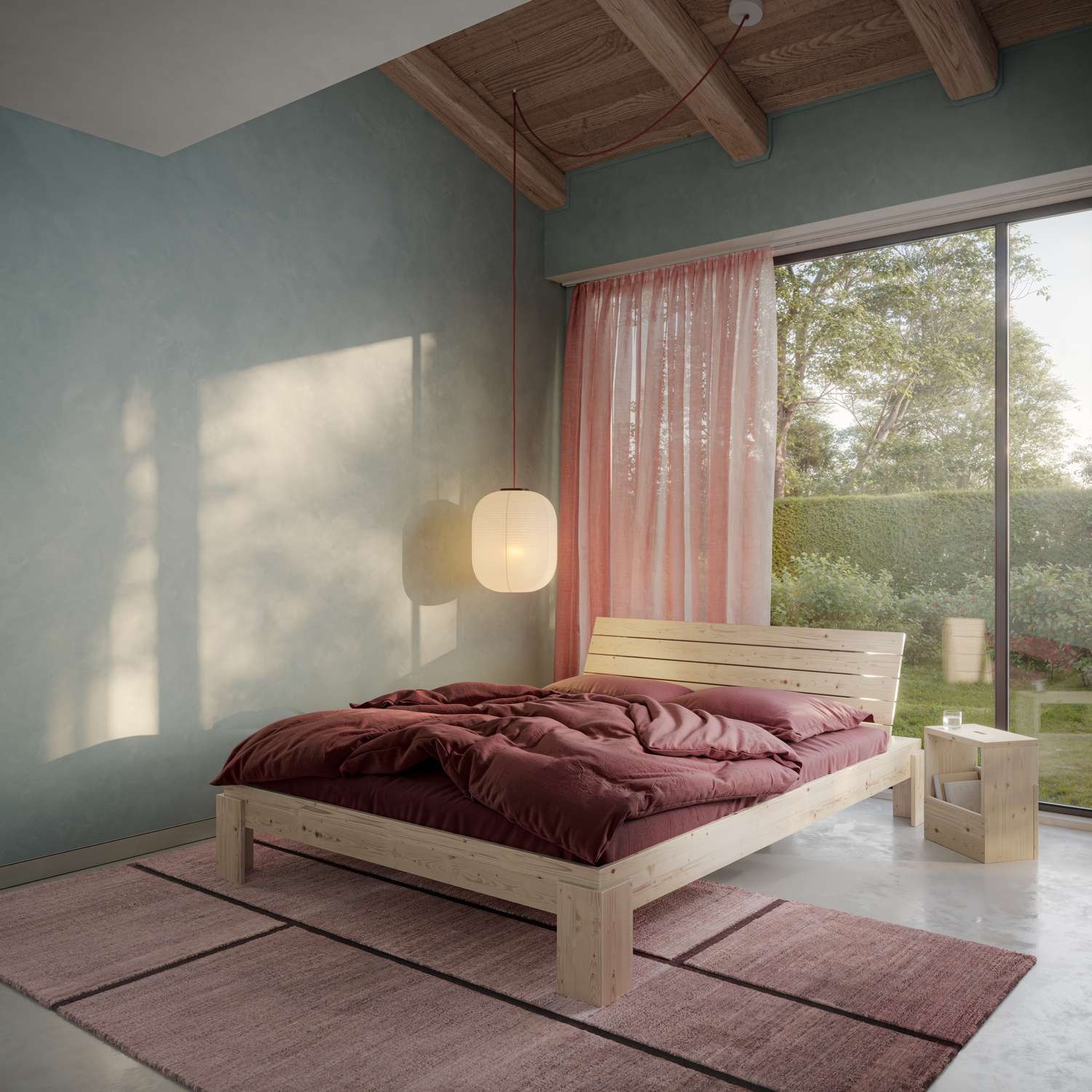 Karup Design Beistelltisch »GRAB-IT Stuhl, Hocker, Ablage, Aufbewahrung, Wandregal, Abstelltisch«, Beistelltisch mit Stauraum, Mehrzweck, zum Mitnehmen, Kiefer massiv