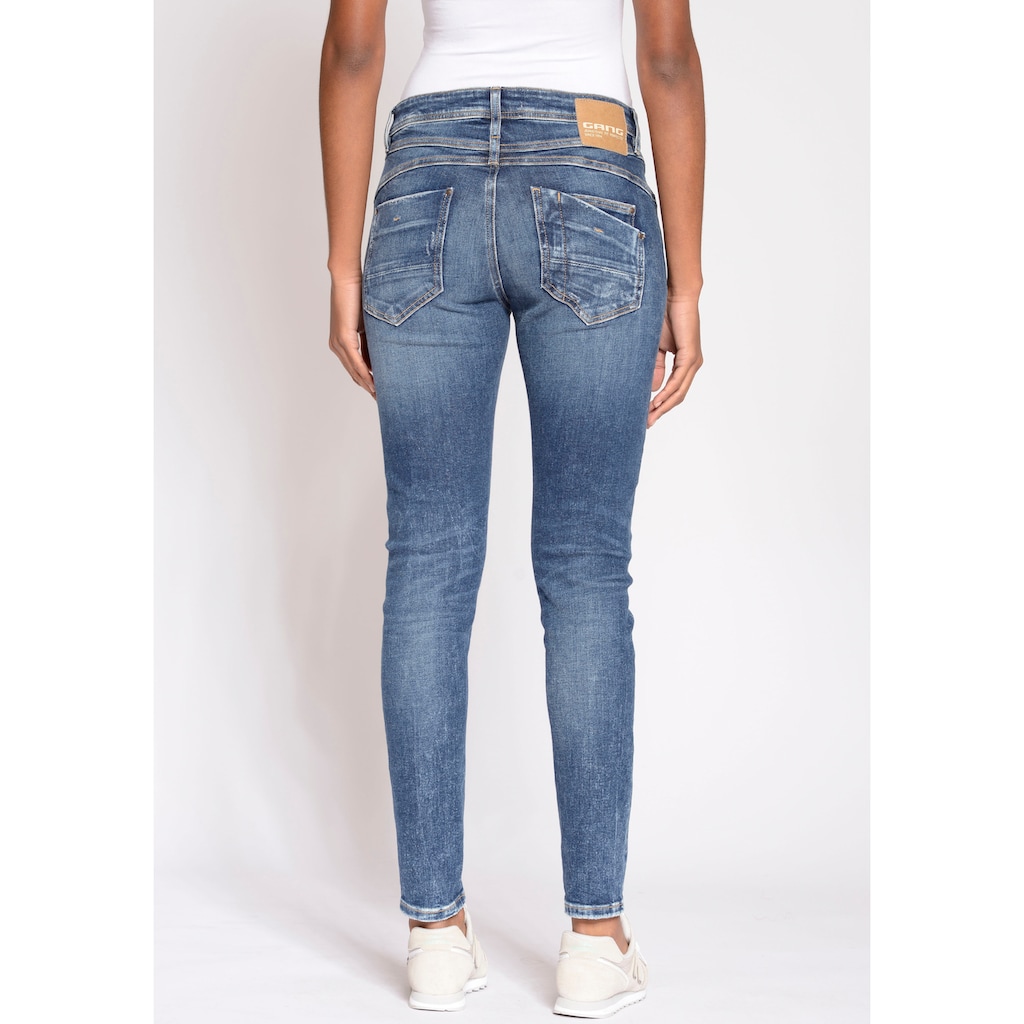 GANG Relax-fit-Jeans »94AMELIE«, mit doppelter Passe und tief sitzenden Taschen hinten