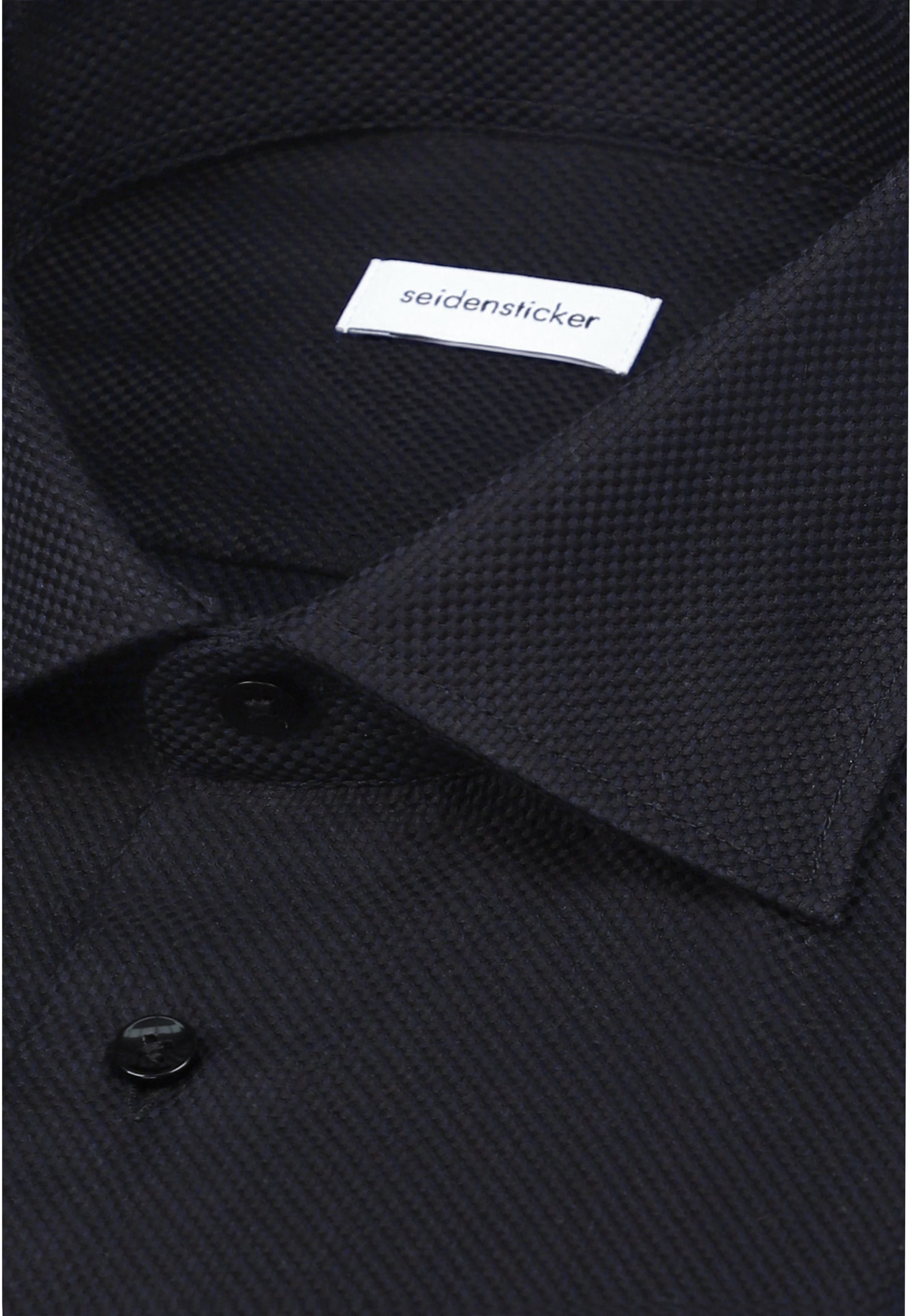 seidensticker Businesshemd »Schwarze Rose« Slim 1/1 Kentkragen Struktur