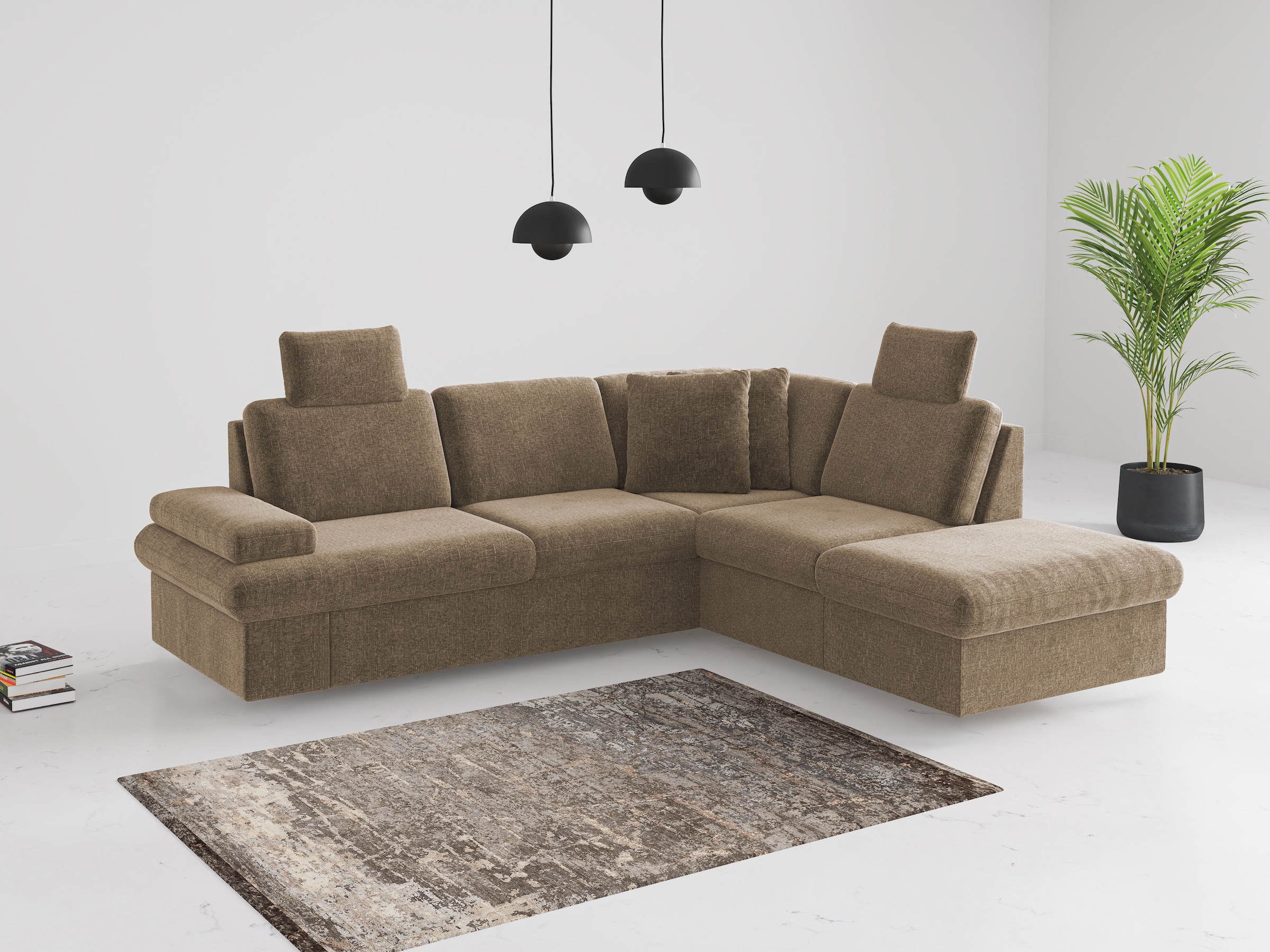 sit&more Ecksofa "Moreno", mit Armteilverstellung,wahlweise mit Bettfunktio günstig online kaufen