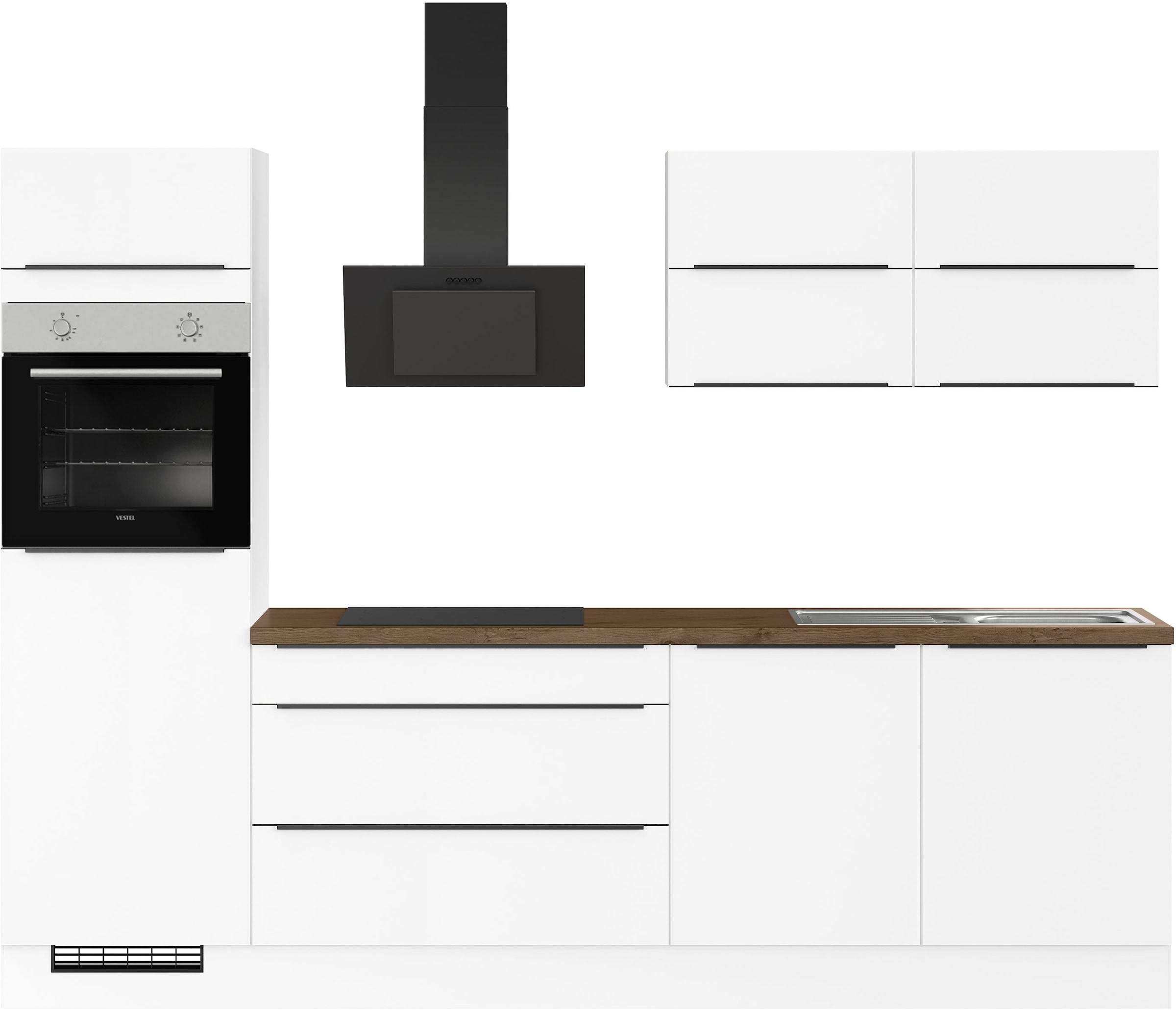 IMPULS KÜCHEN Küchenzeile ""Toledo", Ausrichtung wählbar, Schubkästen mit S günstig online kaufen