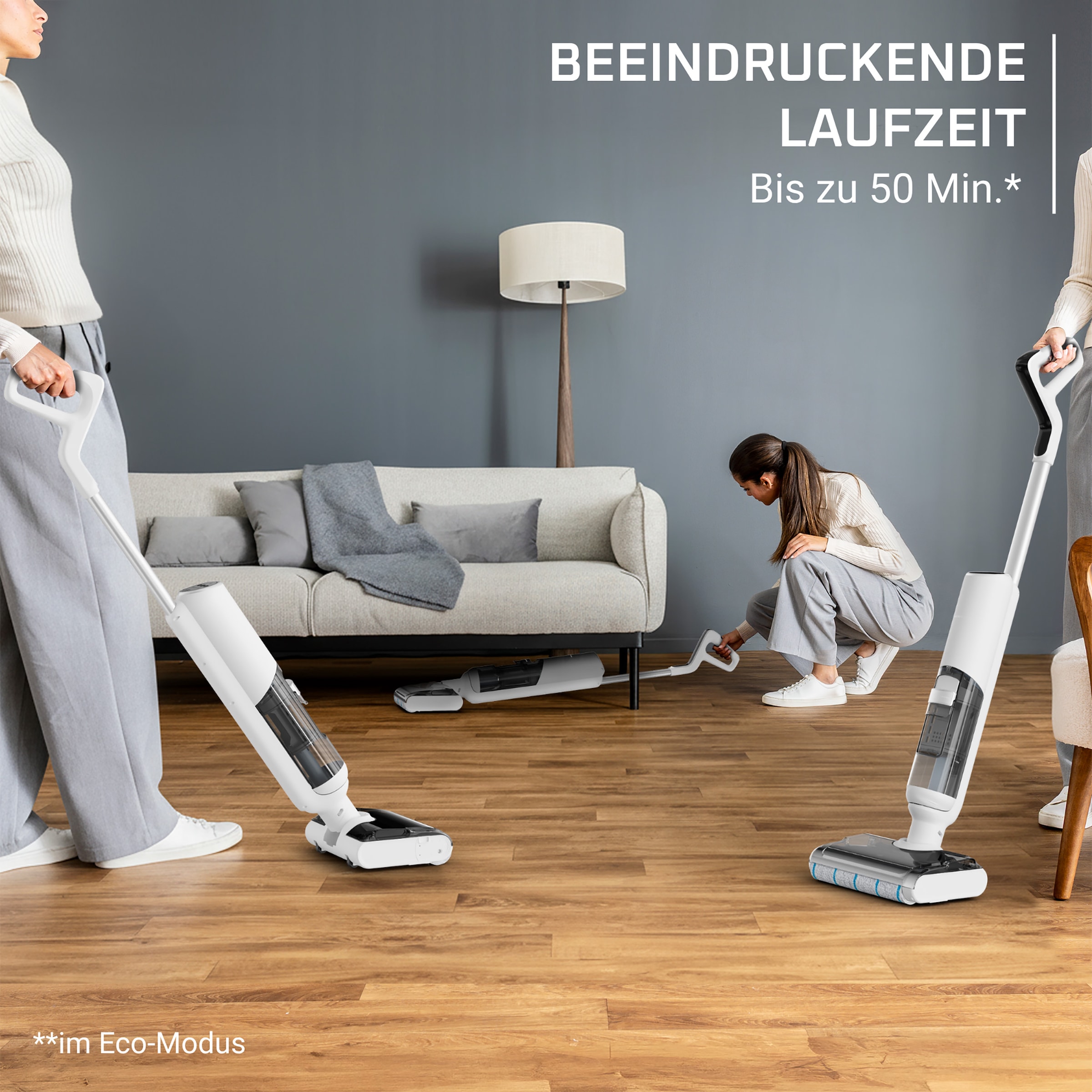 Rowenta Nass-Trocken-Akkusauger »X-Clean 5 Pro« 250 W, beutellos, selbstreinigend und -trocknend, AUTO-Erkennungsmodus