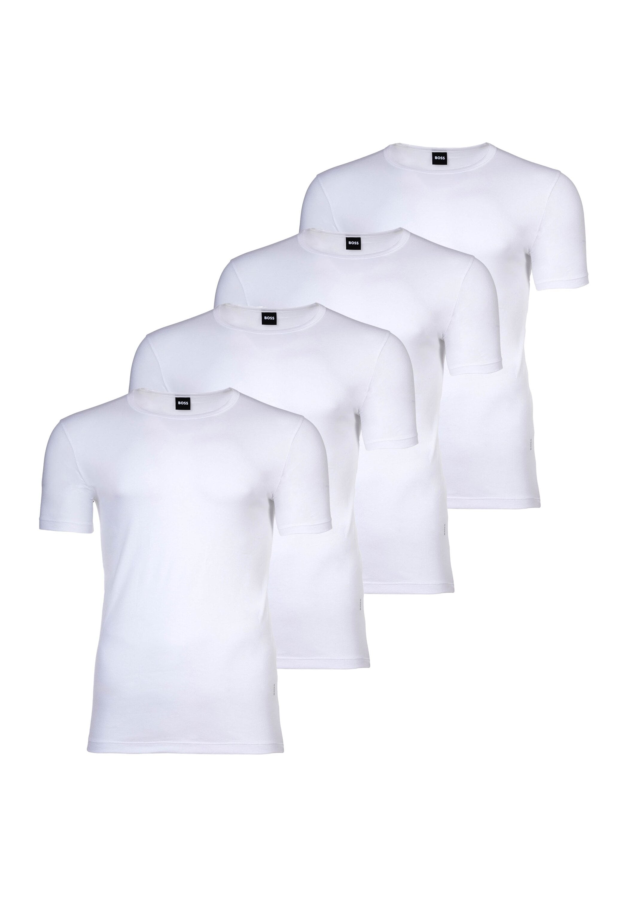 BOSS Unterhemd "Unterhemd TShirtRN 2P Modern 4er Pack"