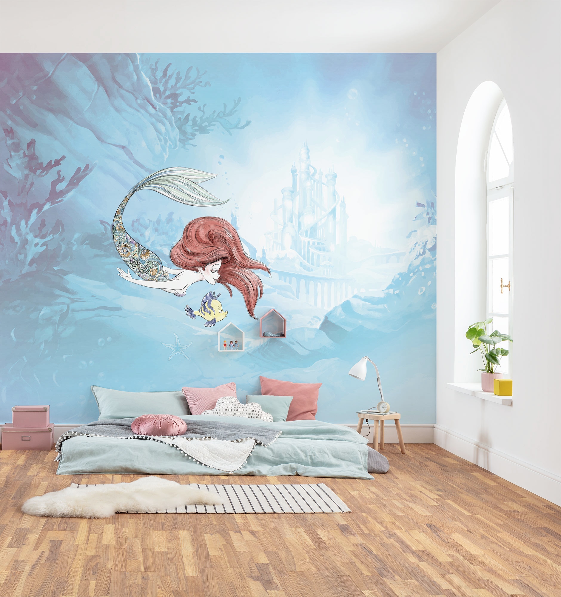 Komar Fototapete "Ariel Under the Sea" bedruckt glatt
