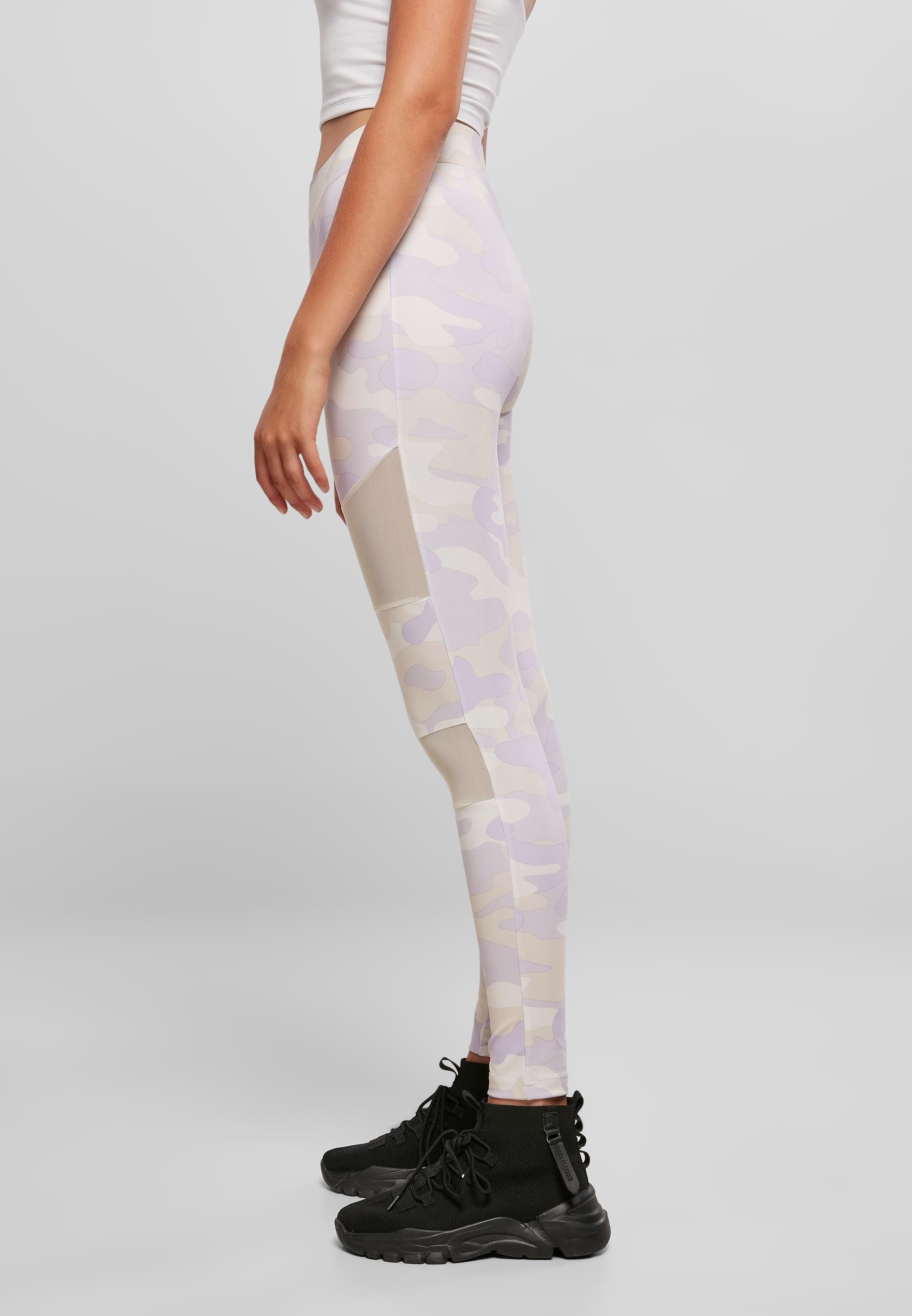 URBAN CLASSICS Leggings »Urban Classics Damen Ladies Camo Tech Mesh Leggings«, (1 tlg.)