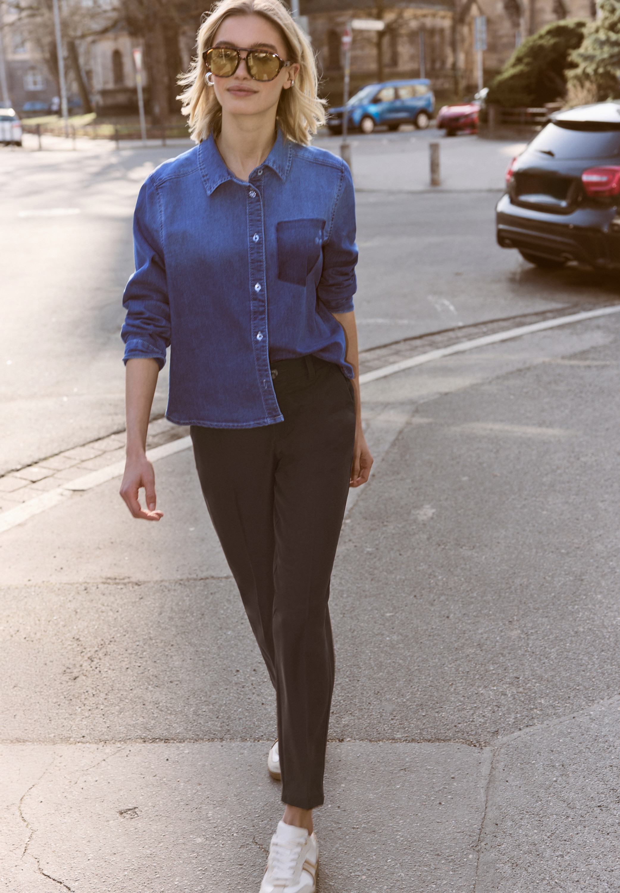 STREET ONE STUDIO Chinohose Middle Waist günstig online kaufen