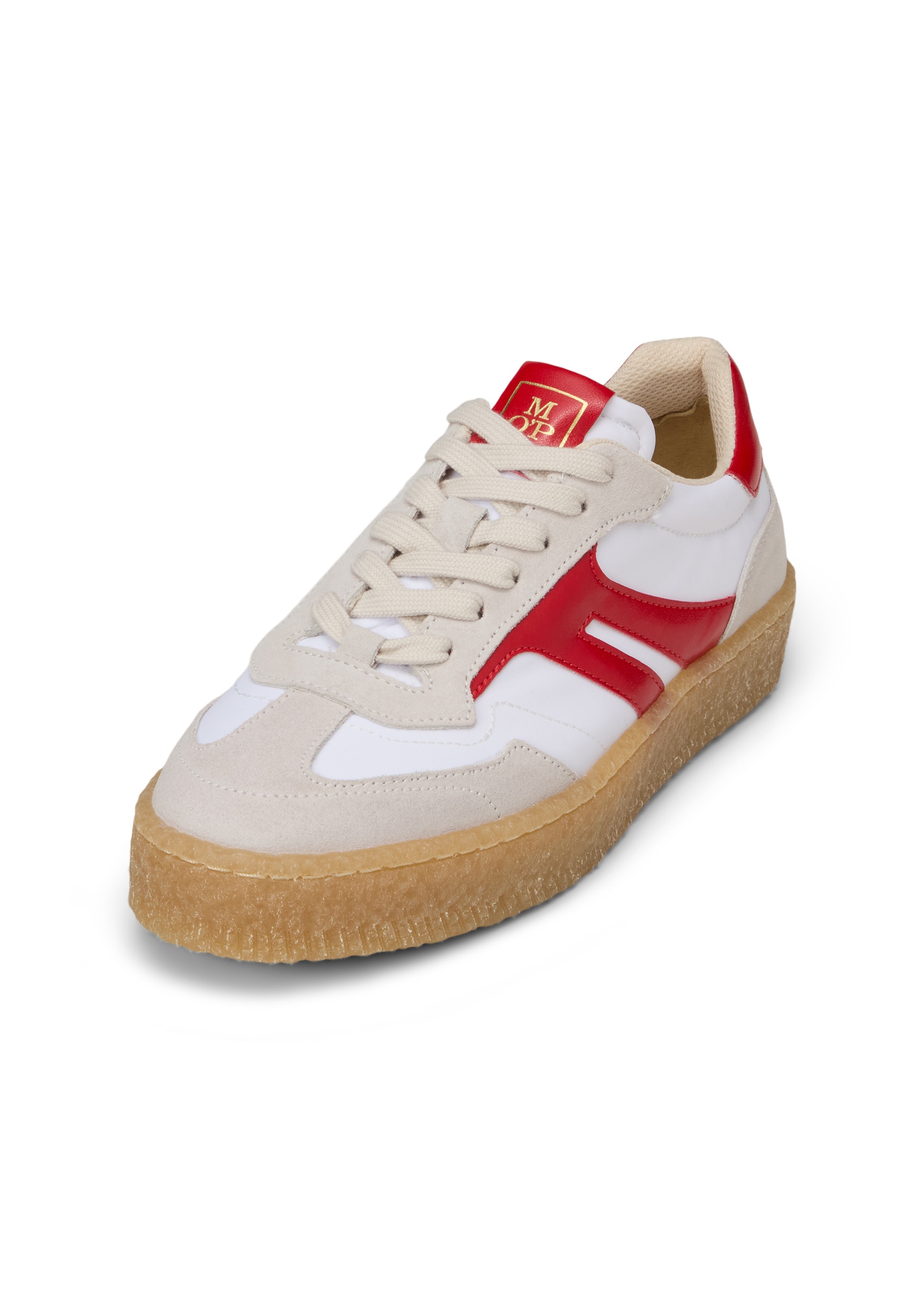 Marc OPolo Sneaker "aus Veloursleder mit Nyloneinsatz" günstig online kaufen