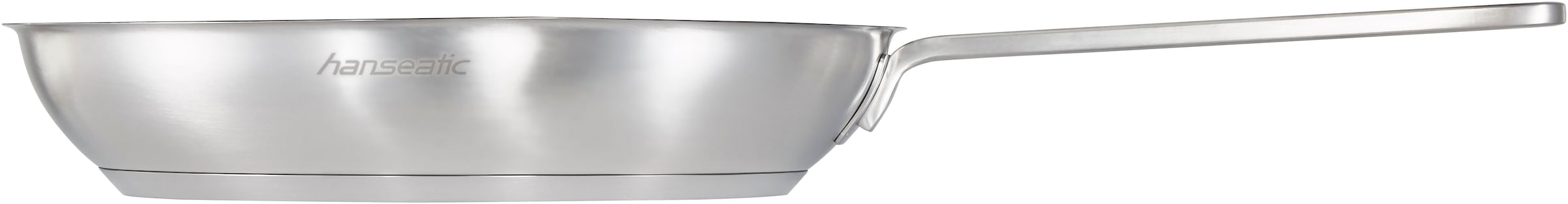 Hanseatic Pfannen-Set »DAILY« Edelstahl 18/10 Set, 1x Pfanne Ø 20 cm, 24 cm und 28 cm, 3 Stk. tlg. Bratpfannen mit Antihaftbeschichtung, für alle Herdarten, Induktion