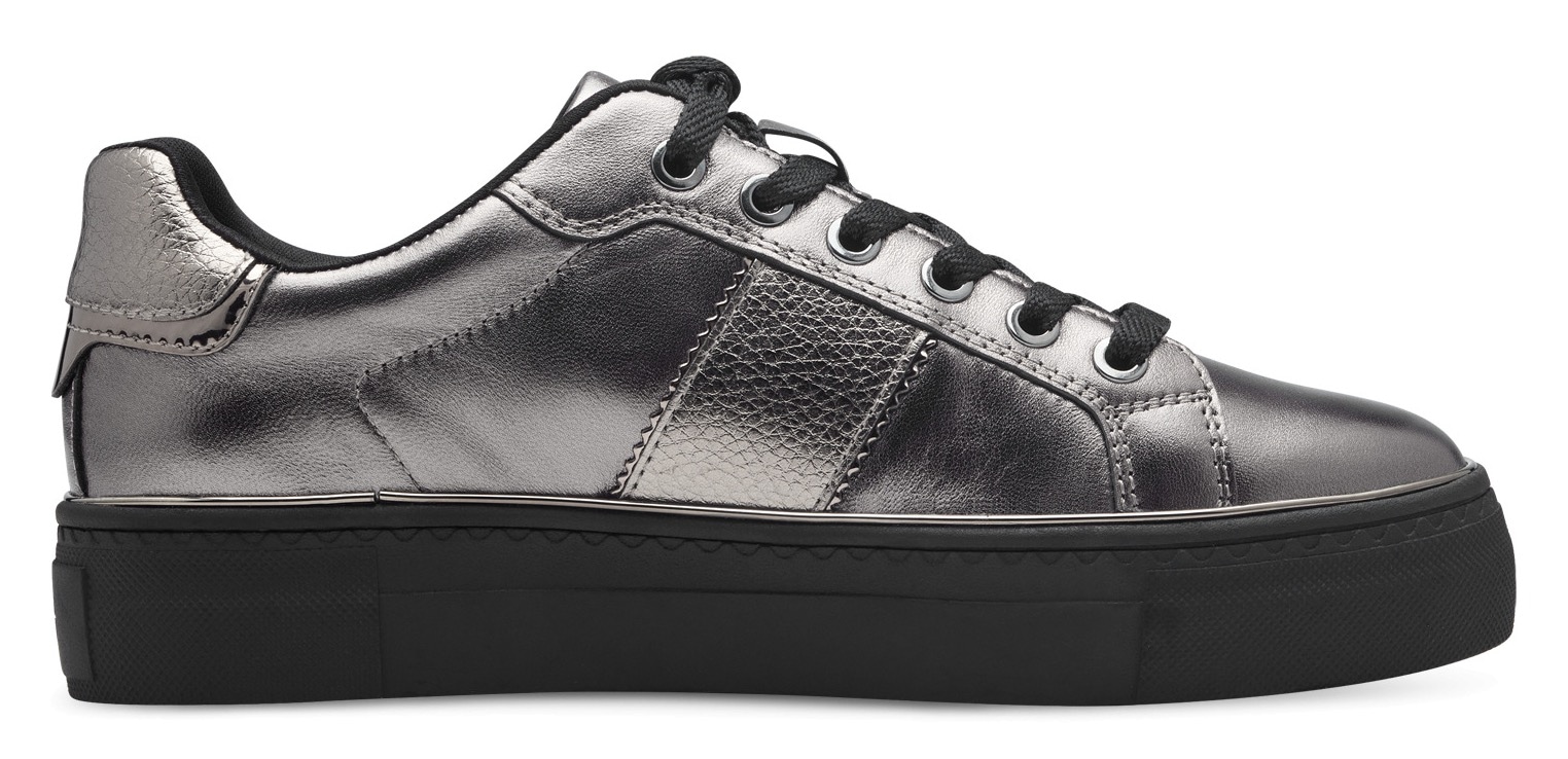 Tamaris Plateausneaker, Freizeitschuh, Halbschuh, Schnürschuh mit gepolstertem Schaftrand