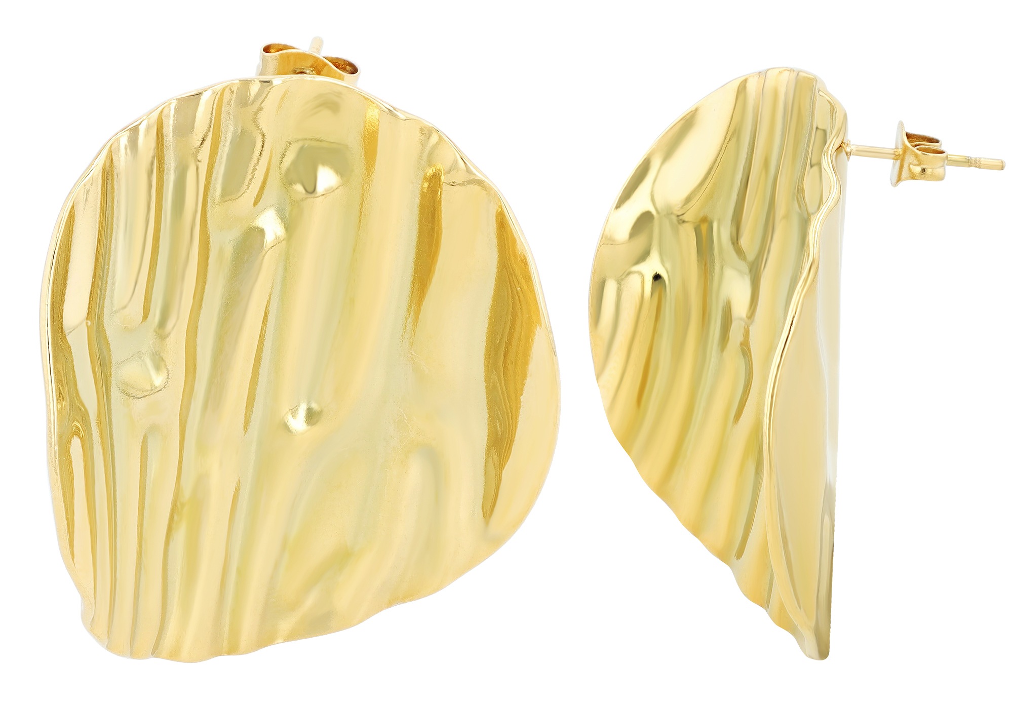 Paar Ohrhänger ADELIA´S "Damen Ohrringe – Ohrstecker aus Edelstahl", Damen, Gr. Damen, Edelstahl, gold, Ohrringe, Perfekt als Geschenk für besondere Menschen 4