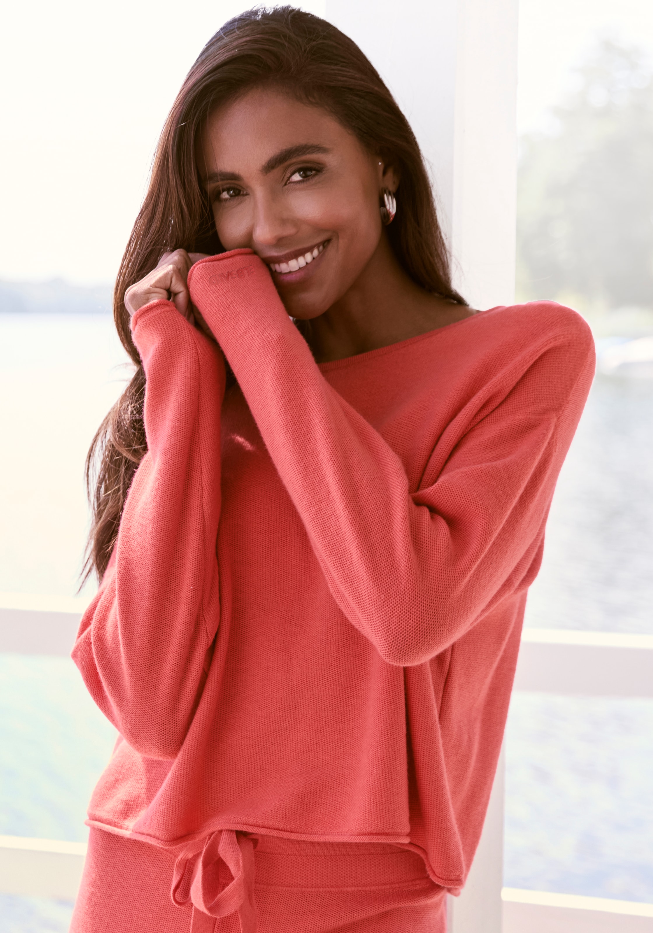 Elbsand Sweater, aus hochwertigem Feinstrick, Loungewear