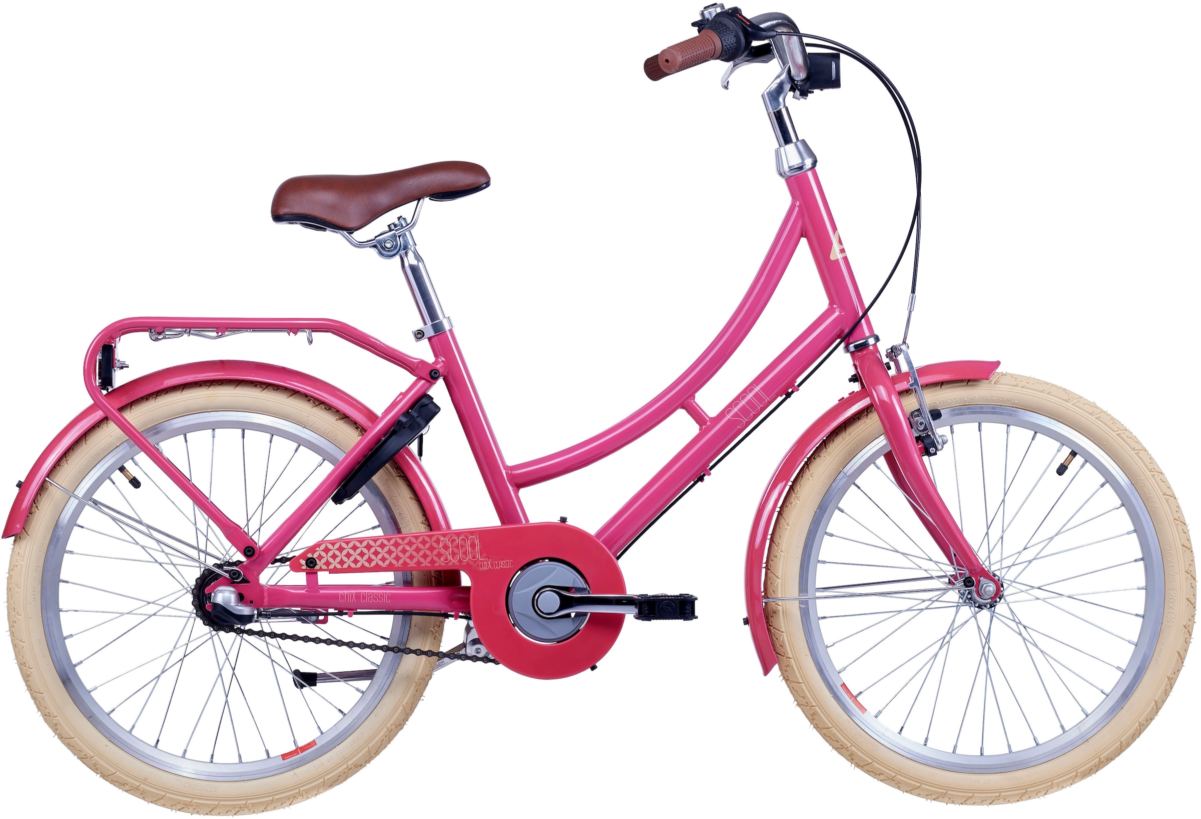 S’COOL Kinderfahrrad "SCOOL chiX classic" 3 Gang Shimano Nabenschaltung