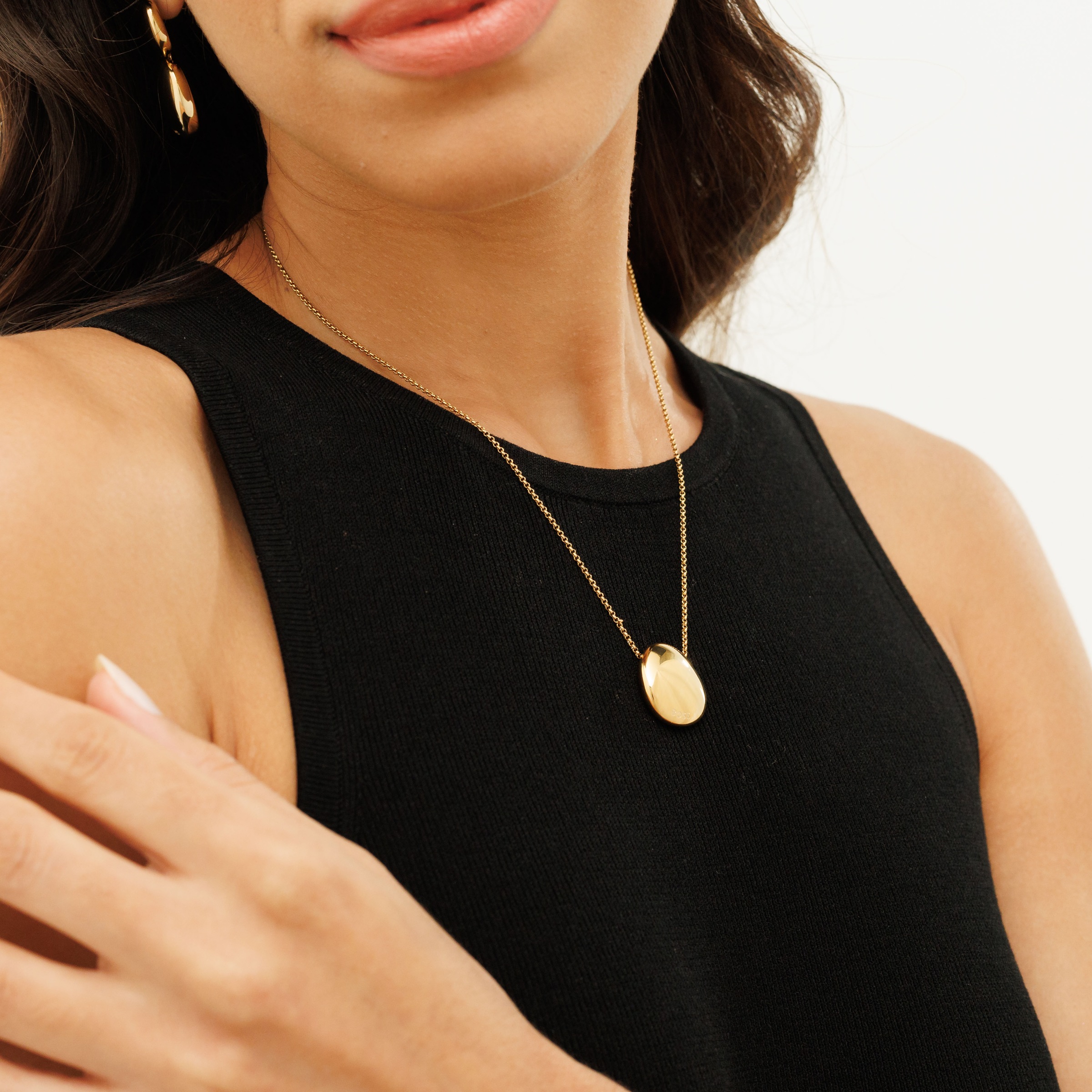 BOSS Nugget 1580712 Necklace Yellow Gold Stainless Steel 3