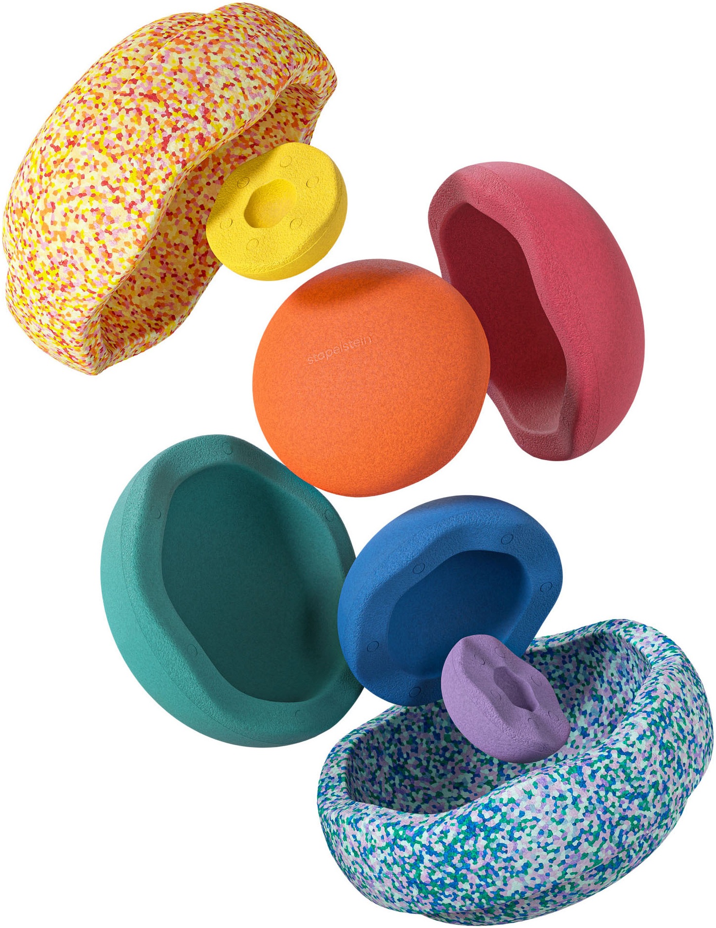 Stapelstein Balancetrainer »Stapelstein® Inside Set, 8 Teile« Made in Germany