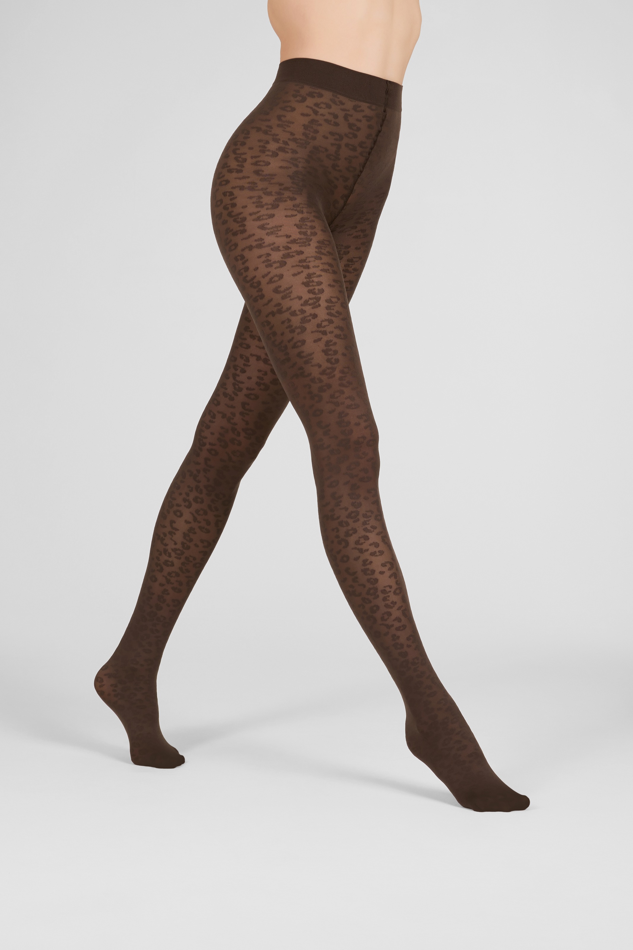 Camano Feinstrumpfhose 50 DEN mit Leoparden-Muster