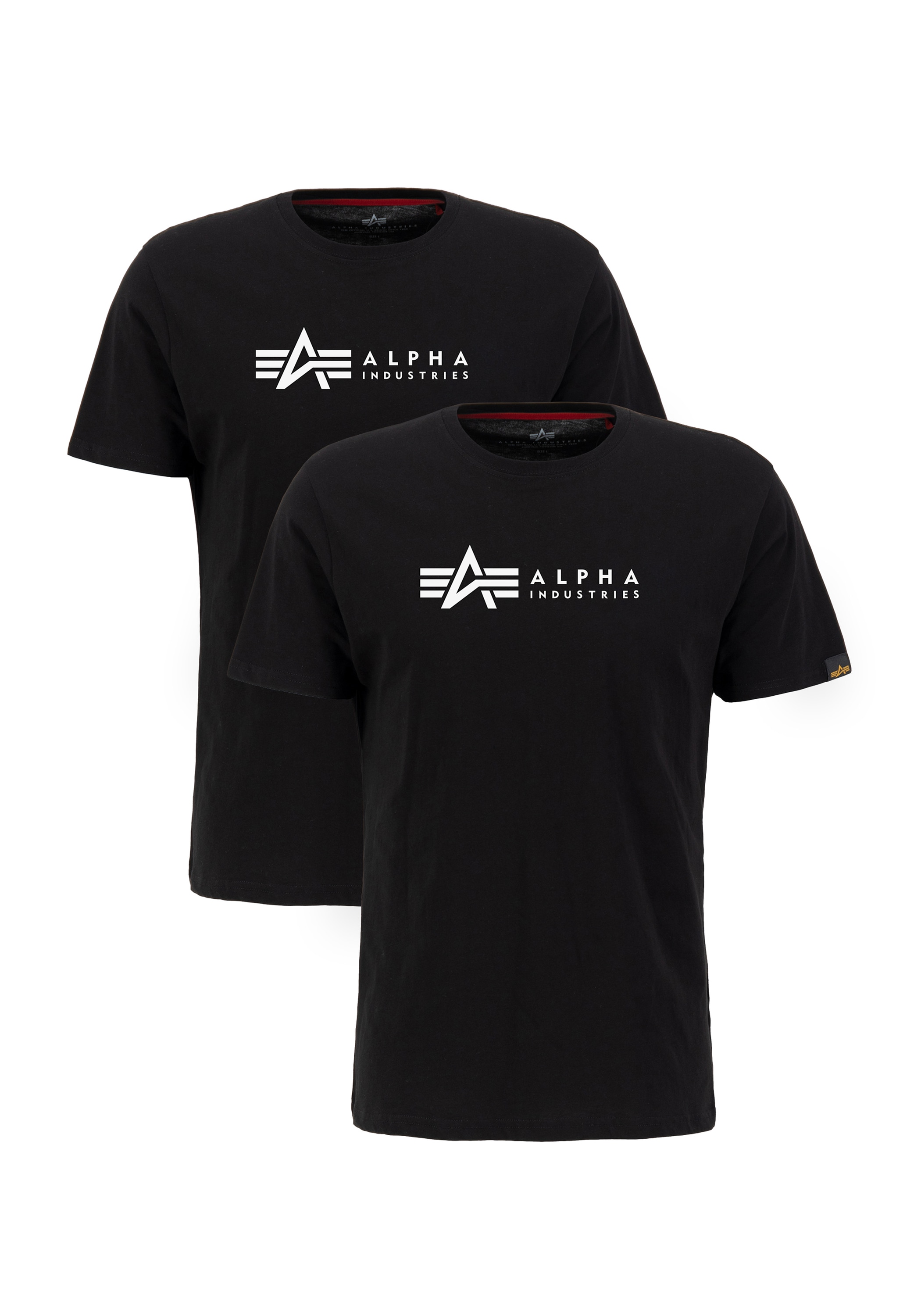 Alpha Industries T-Shirt "Alpha Label T-Shirt 2 Pack" günstig online kaufen