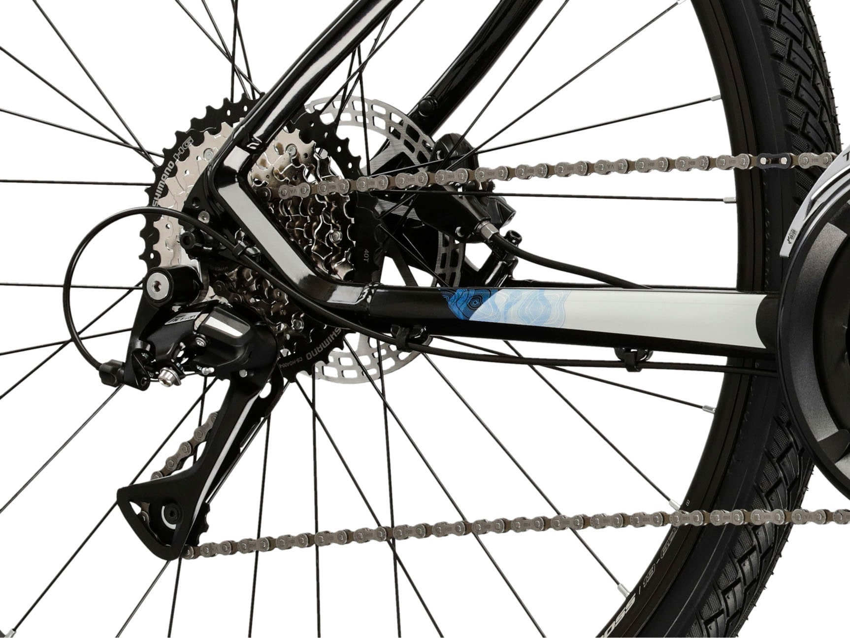 Kross Crossrad »Evado 4.0«, 18 Gang, Shimano, ACERA M3020 Schaltwerk, Kettenschaltung