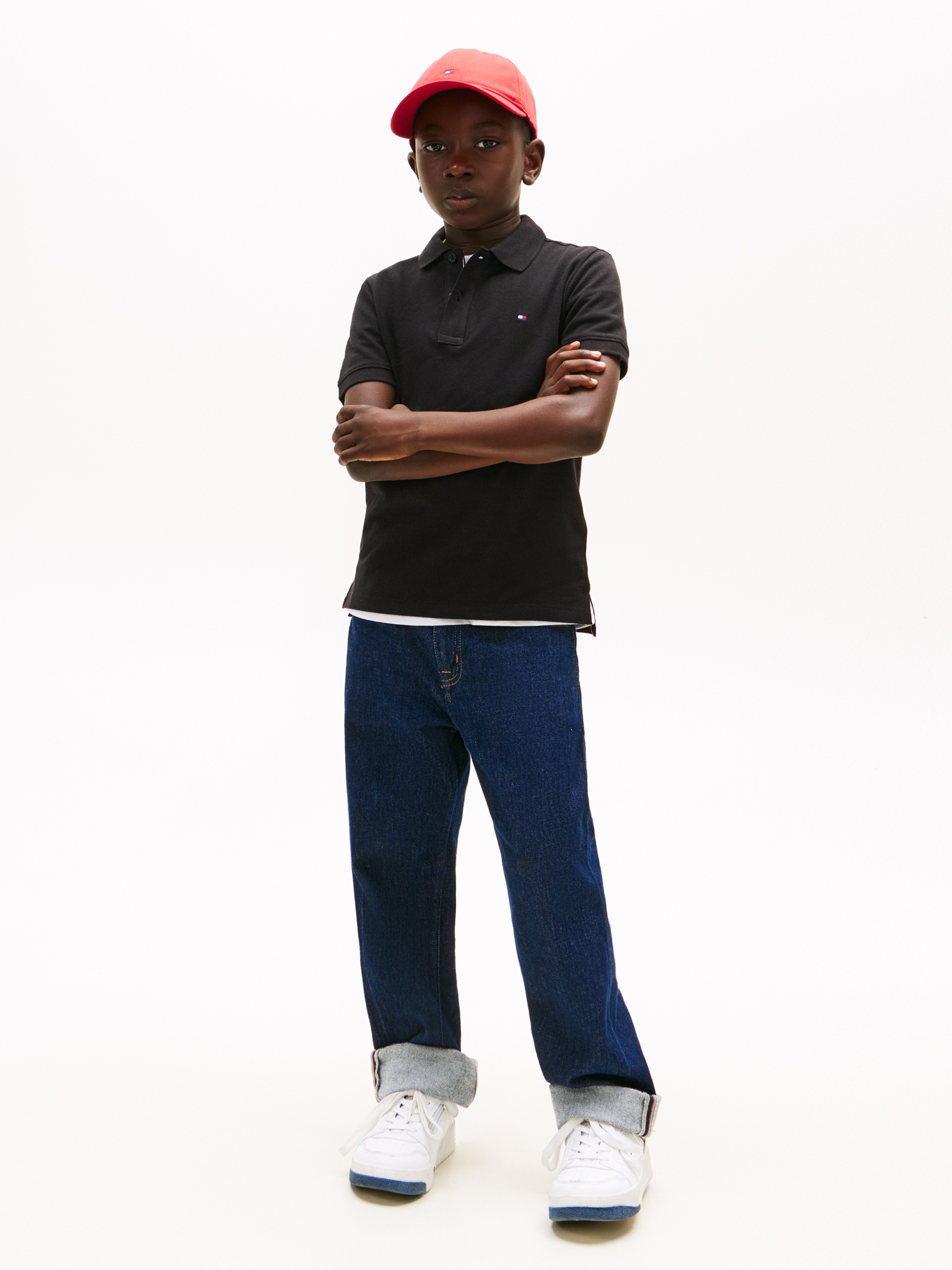 Tommy Hilfiger Poloshirt »FLAG POLO SS« mit Logostickerei