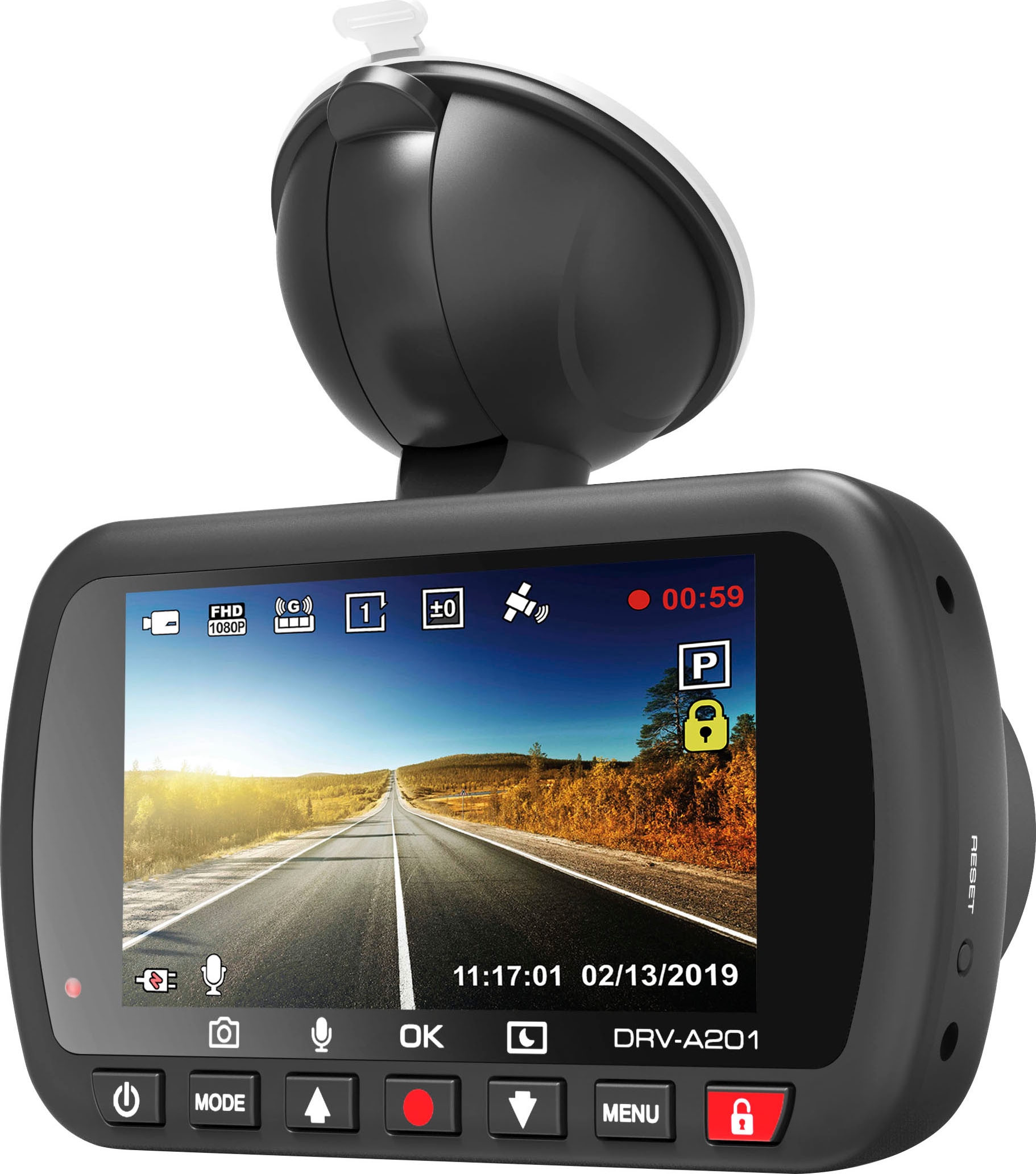 Kenwood Dashcam »DRV-A201«, Full HD