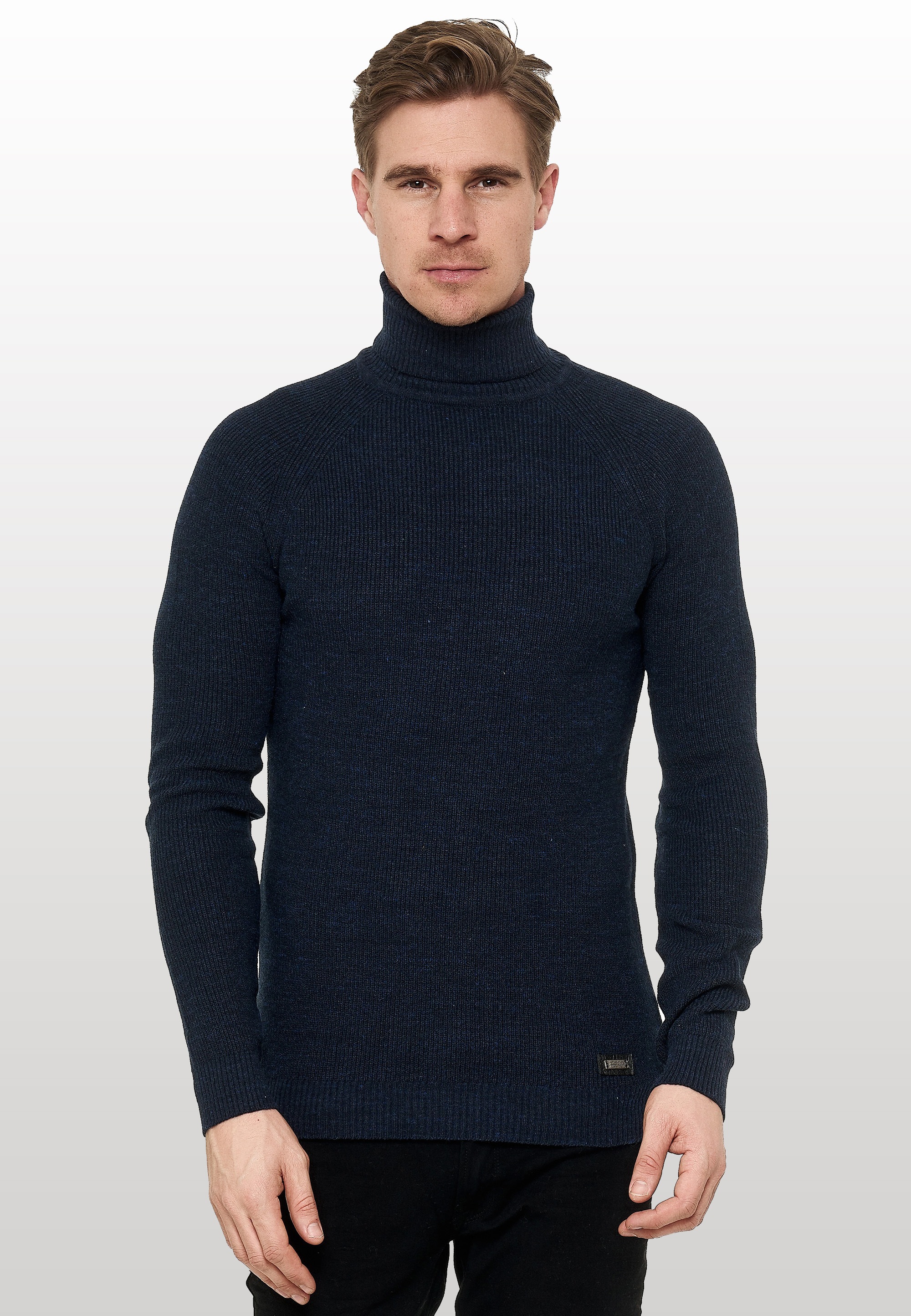 Rusty Neal Rollkragenpullover, mit stilvollem Hochkragen