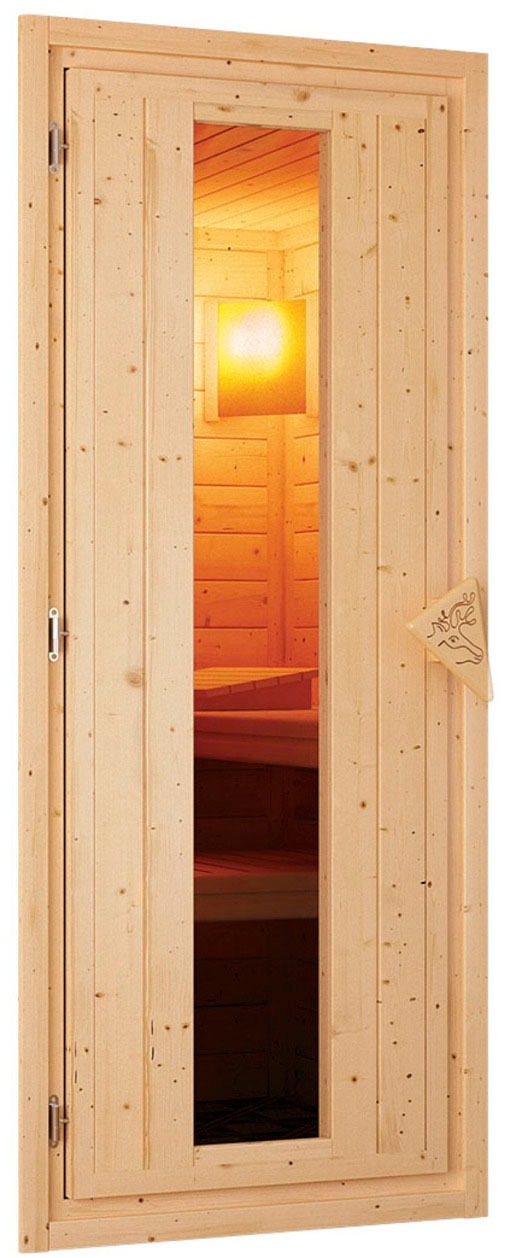Karibu Saunahaus »Talo 3«, Ofen 9 kW, externe Steuerung