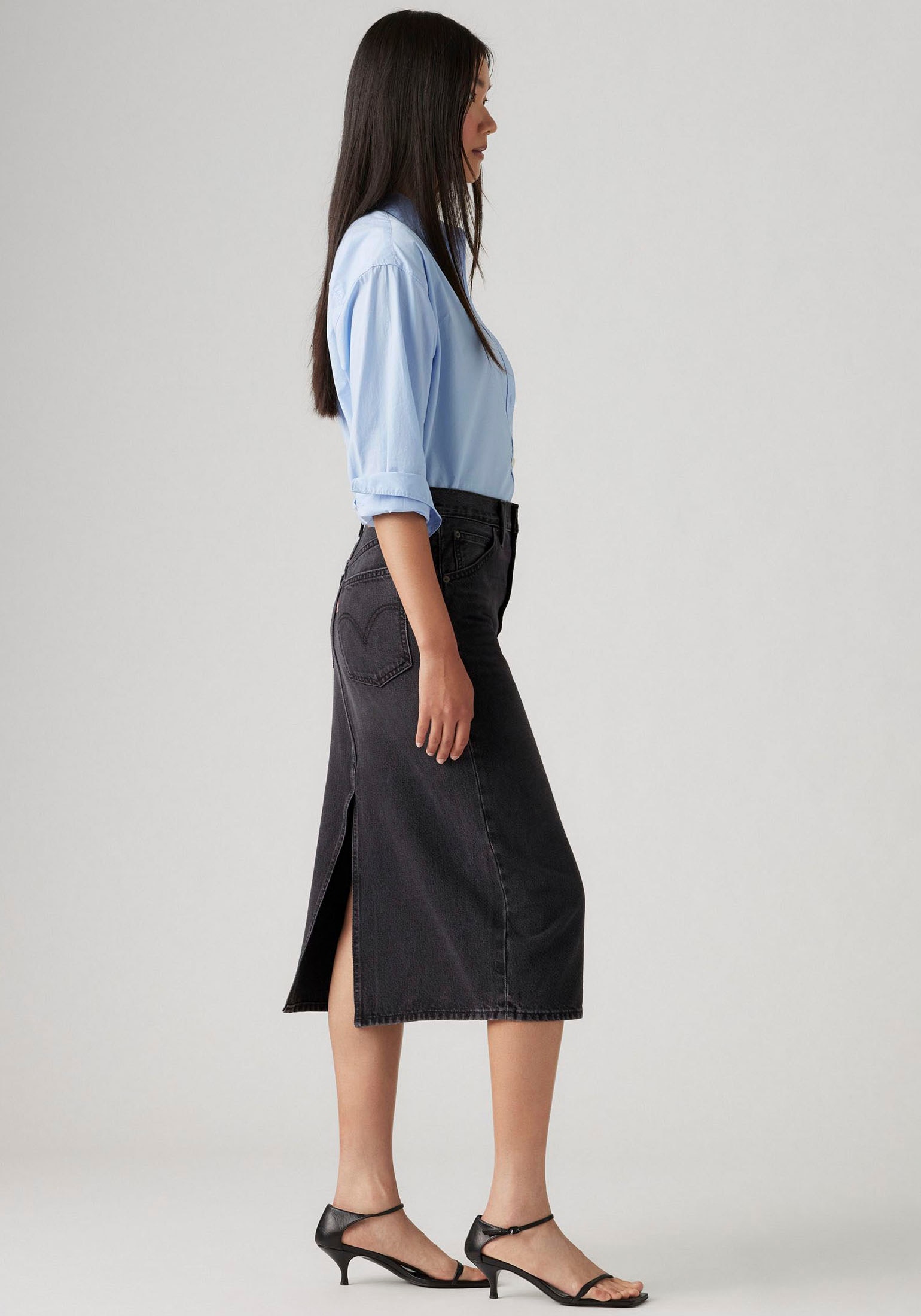 Levi's® Jeansrock »HR BACK SLIT SKIR«, mit Schlitz hinten