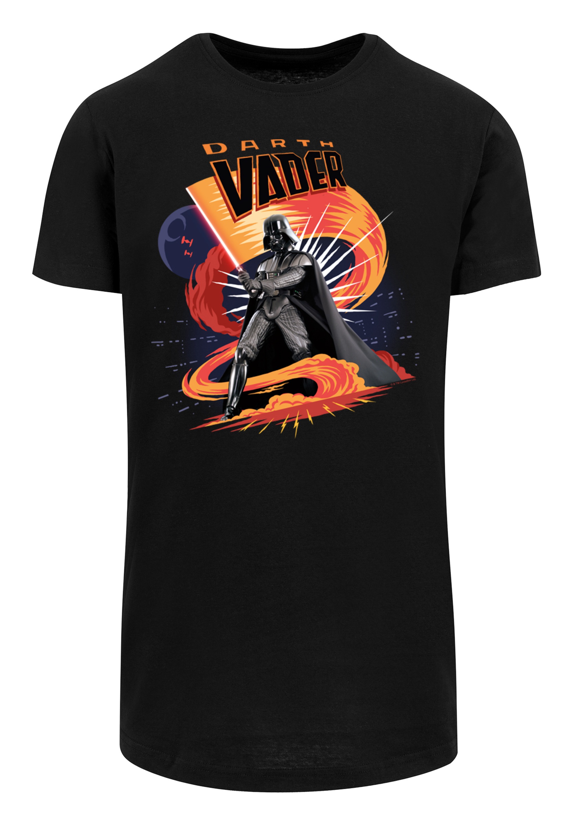 F4NT4STIC T-Shirt »Star Wars Darth Vader Swirling Fury«, Herren,Premium Merch,Lang,Longshirt,Bedruckt