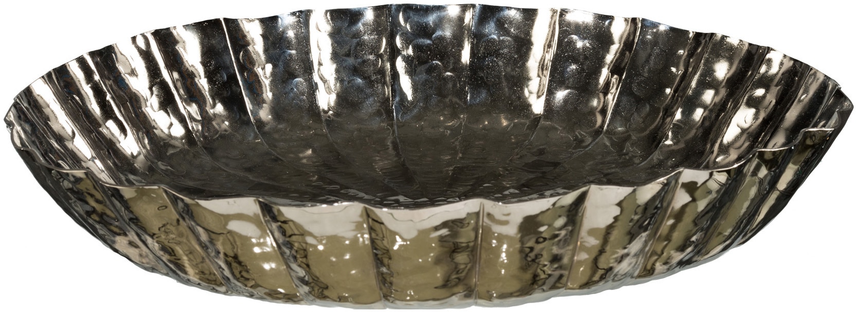 Creativ deco Dekoschale "Weihnachtsdeko" mit Struktur-Rand günstig online kaufen