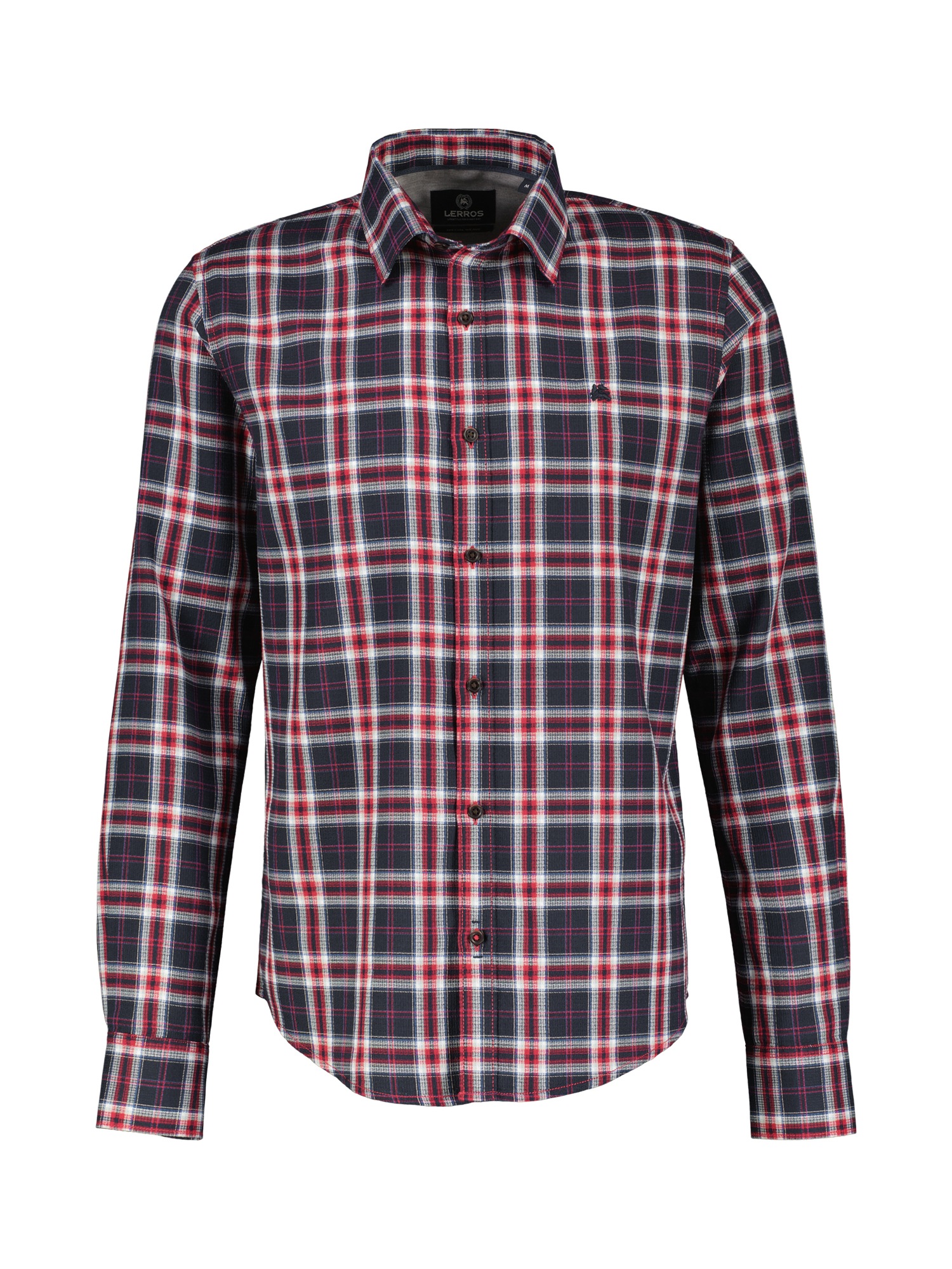 LERROS Karohemd "Herren Karohemd in Strukturqualität" günstig online kaufen
