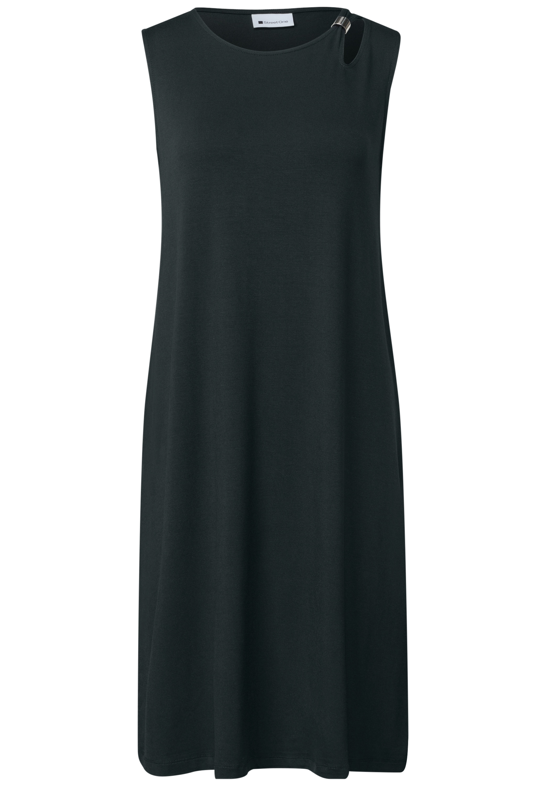 STREET ONE Sommerkleid Ohne Taschen Sommerkleid - ärmellos -  mit Schnallendetail