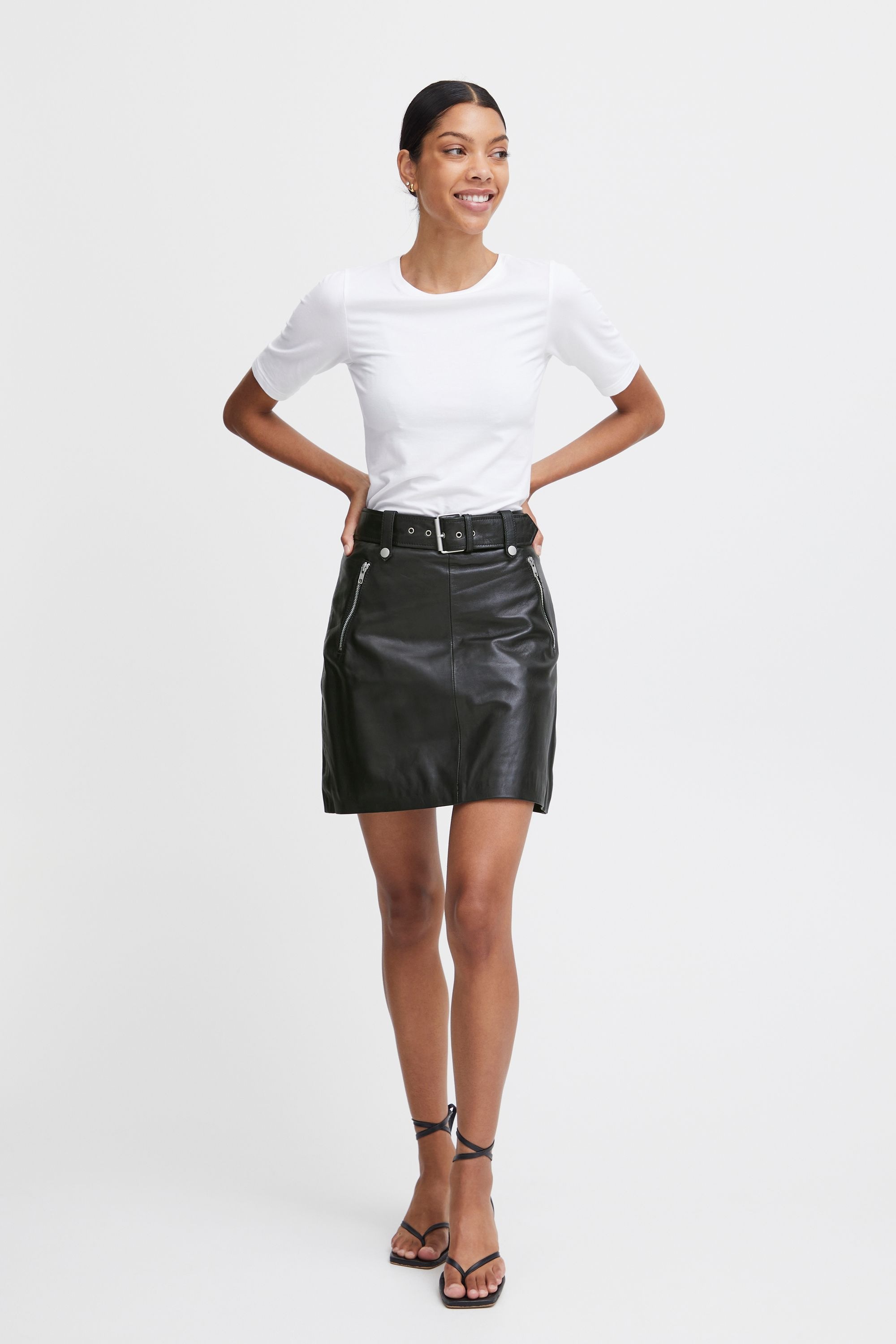 b.young Lederrock "Lederrock BYDENNO SKIRT -" günstig online kaufen