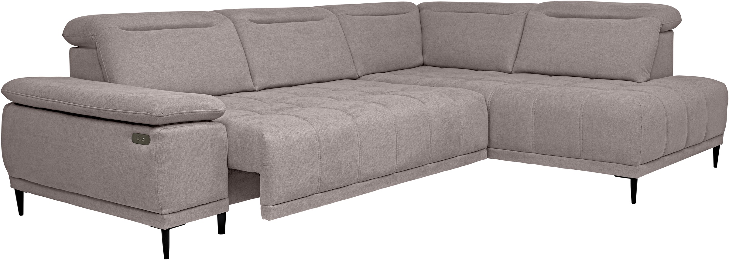 WERK2 Focus-L Electric L-Shape Sectional Sofa with Extendable Seat Depth 3