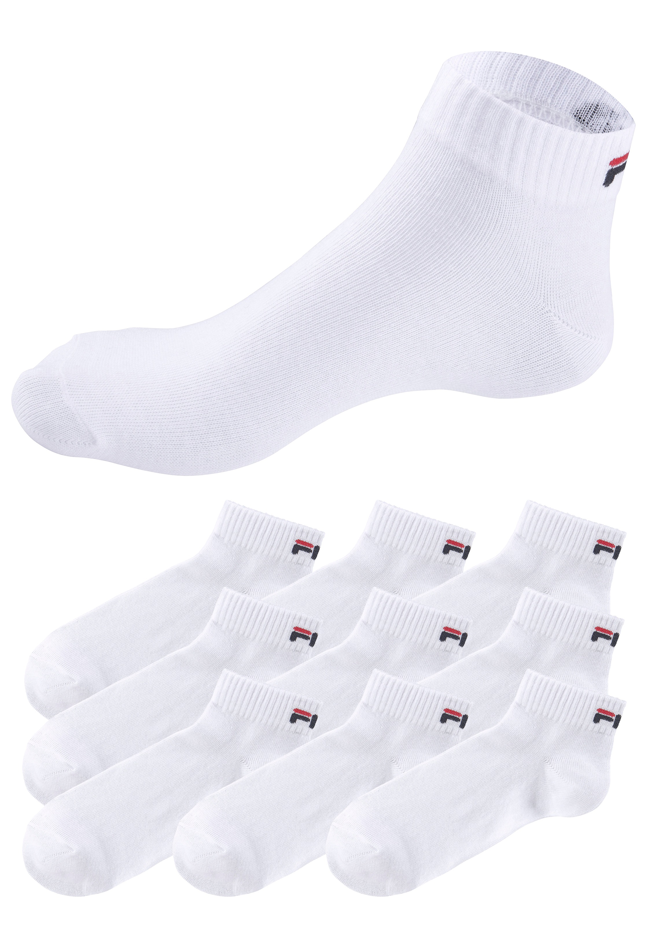 Fila Kurzsocken "UNISEX QUARTER PLAIN SOCKS" 9 Paar tlg. mit klassischem Lo günstig online kaufen