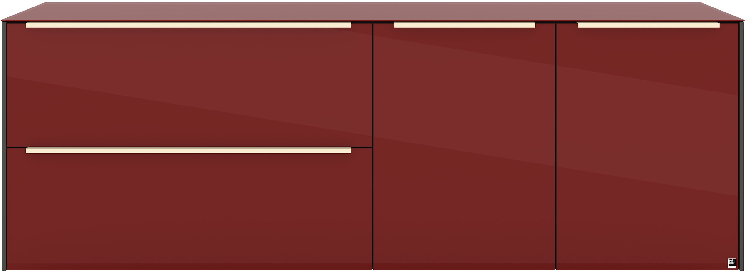 set one by Musterring Lowboard »Reno« 1 Stk. tlg. Mit Gleitern und in verschiedenen Farben erhältlich