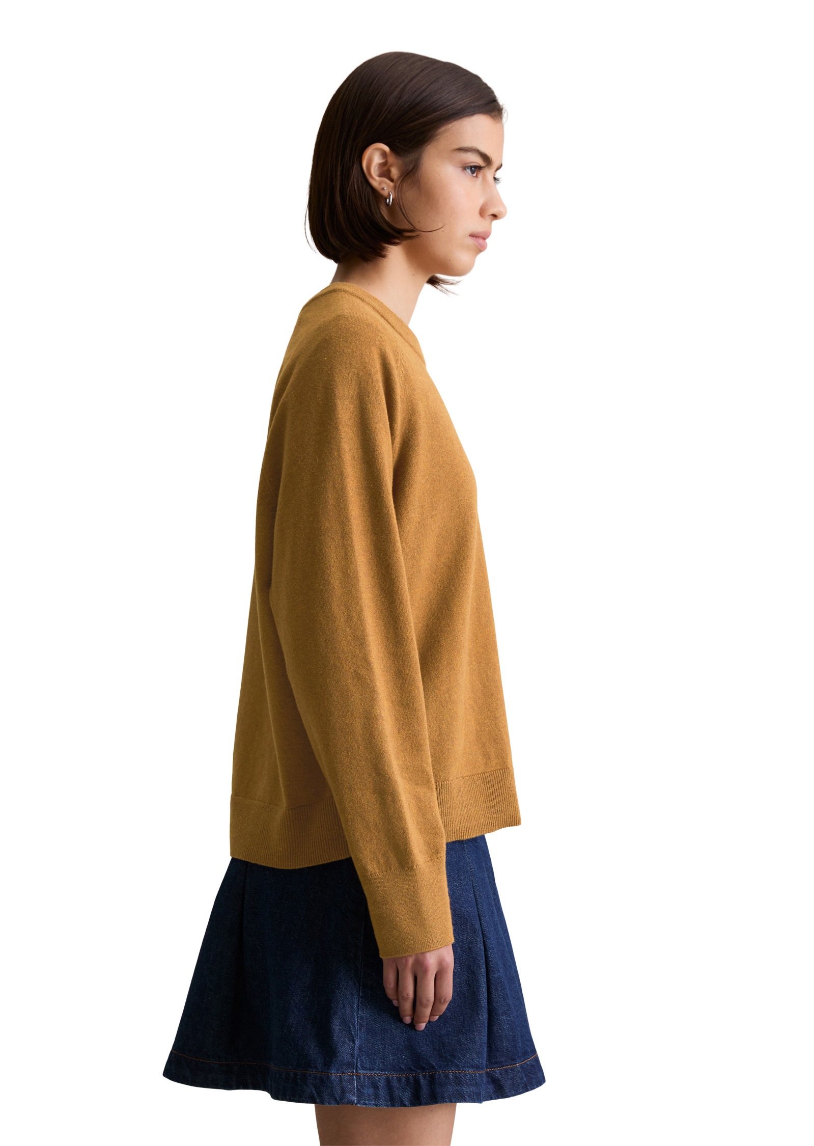 Marc O'Polo DENIM Strickpullover »aus Soft Cotton Stretch«