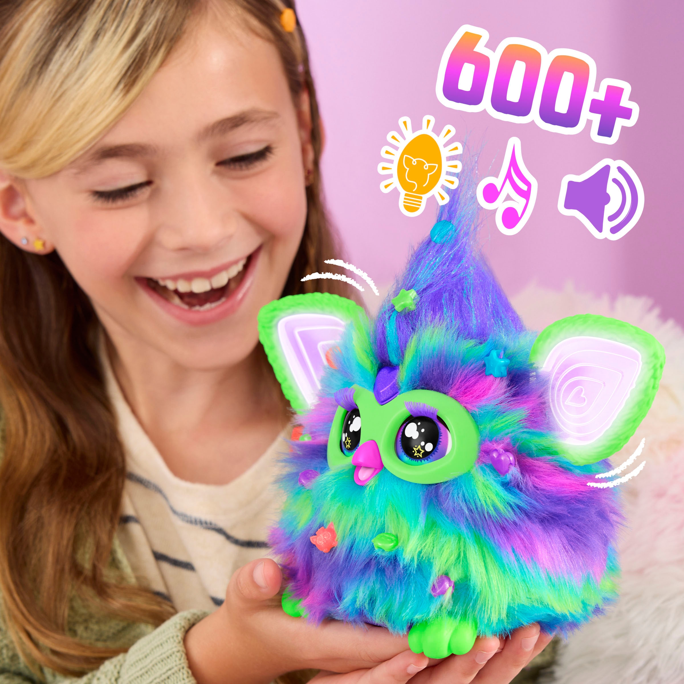 Hasbro Plüschfigur »Furby Galaxy (leuchtet im Dunkeln)«, mit Sound