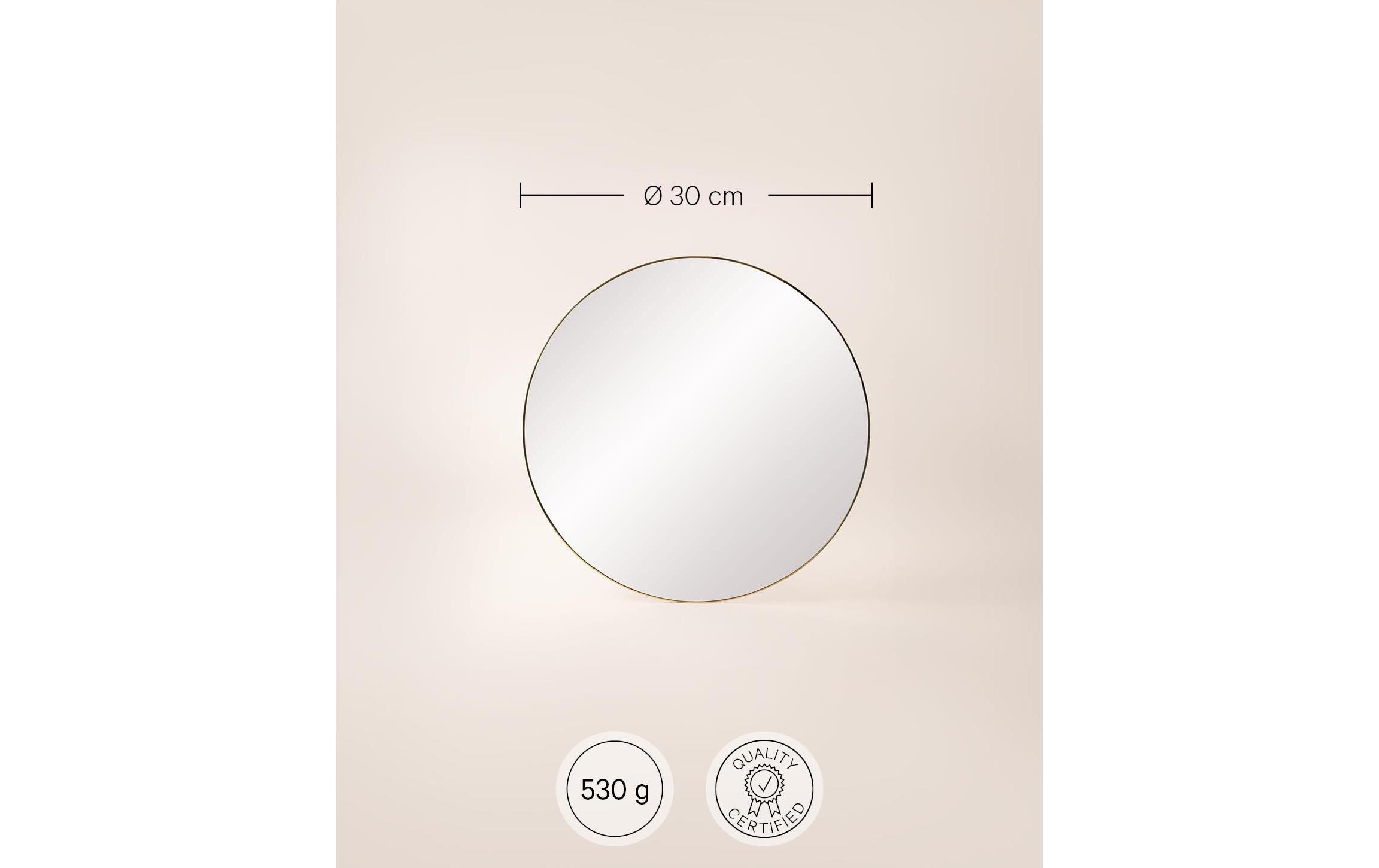 Esmée Spiegel »Ø 30 cm, Gold«