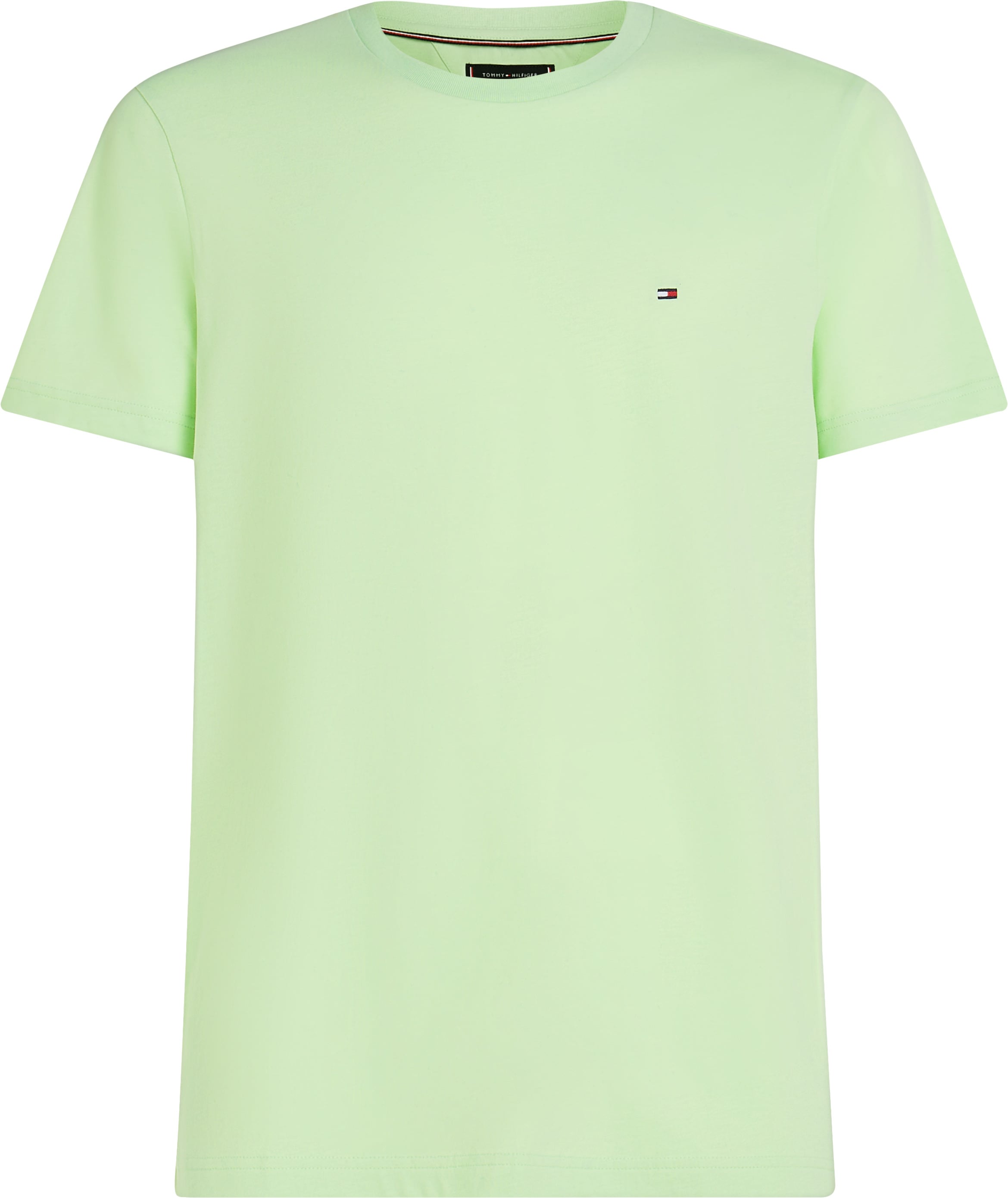 Tommy Hilfiger T-Shirt "ESSENTIAL REG FIT SOLID TEE mit Stickerei und Rundh günstig online kaufen