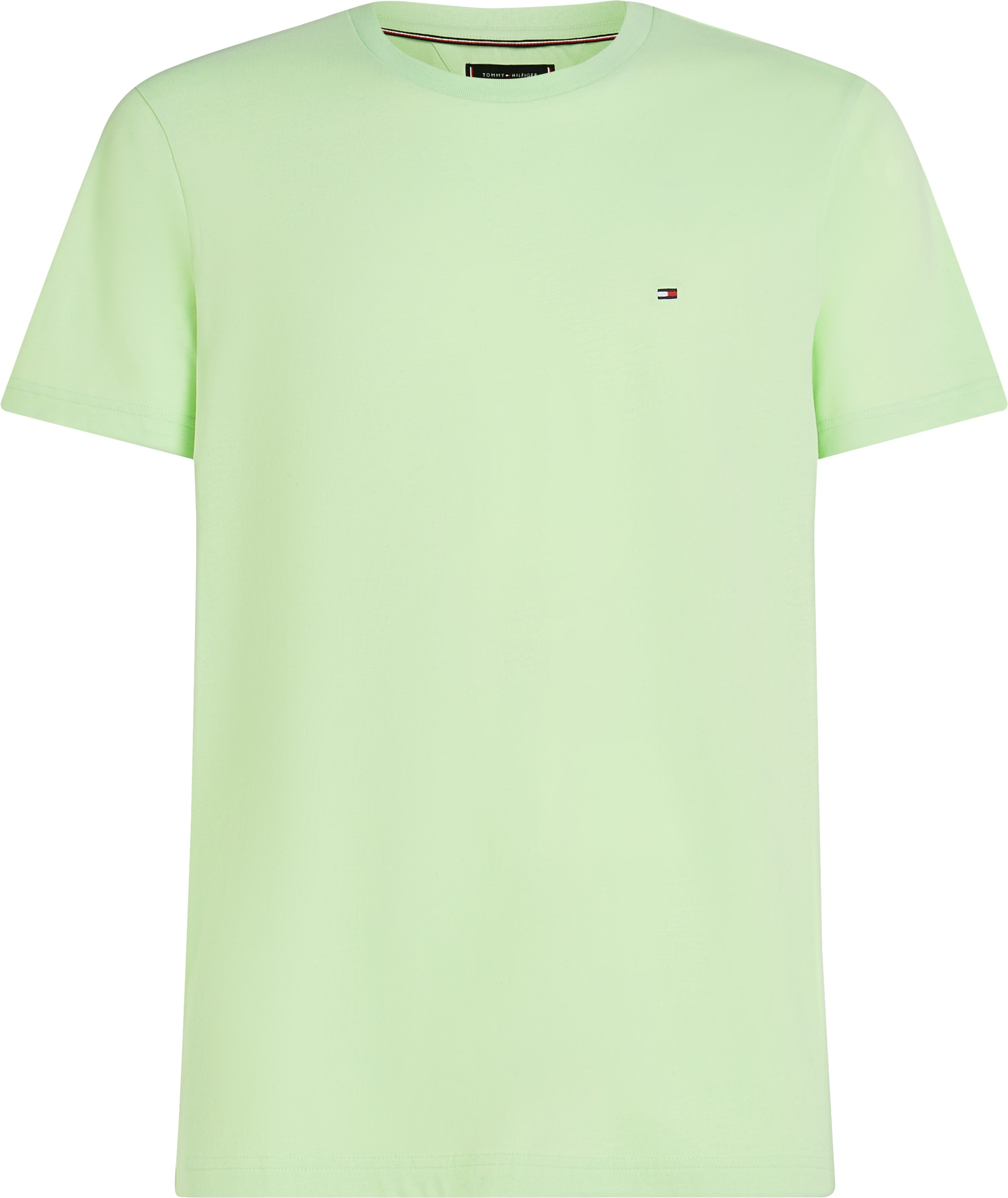 Tommy Hilfiger T-Shirt "ESSENTIAL REG FIT SOLID TEE mit Stickerei und Rundh günstig online kaufen