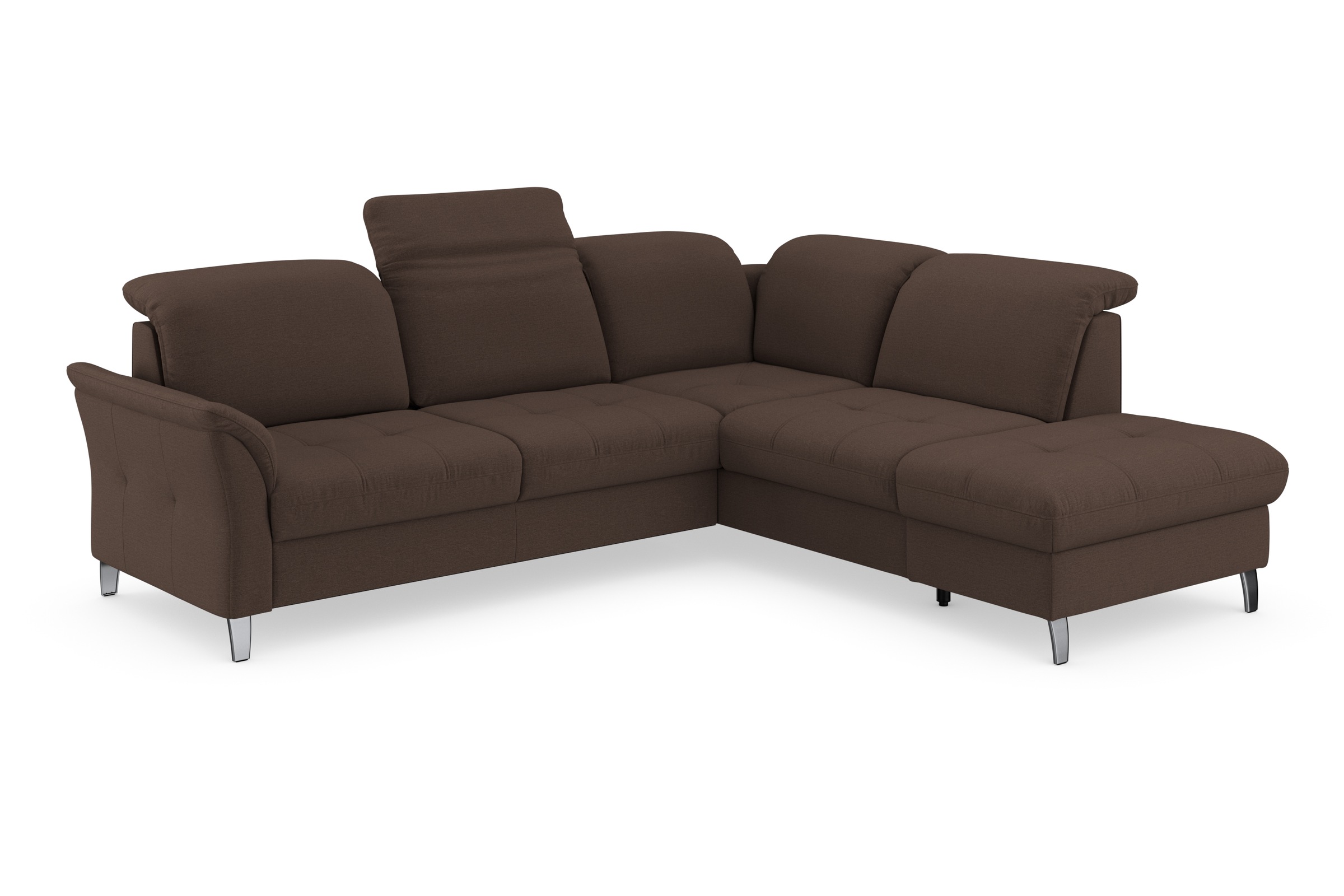 sit&more Ecksofa »Maggiore L-Form«, wahlweise mit Kopfteilverstellung, Bettfunktion und Stauraum