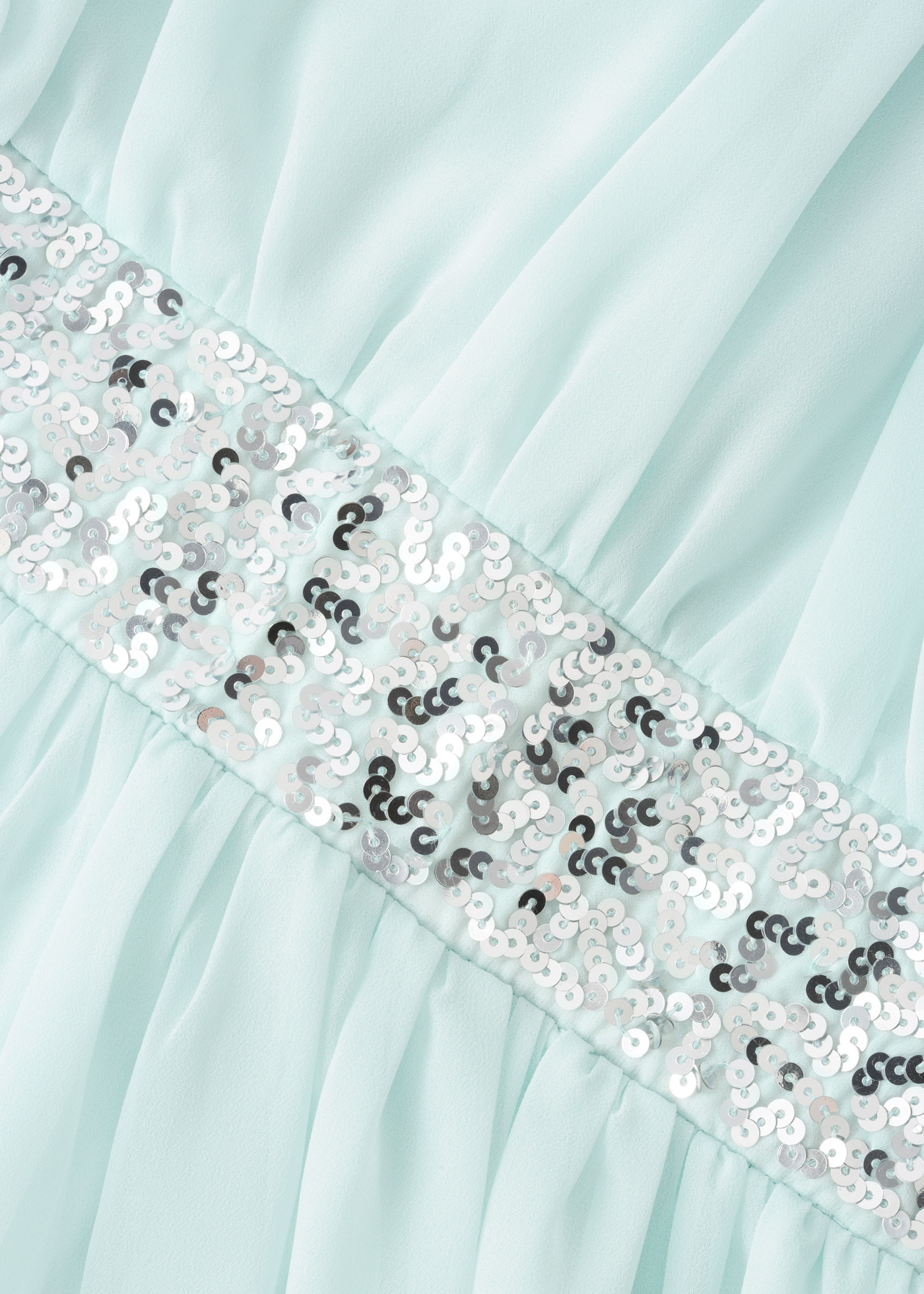 bonprix Chiffonkleid aus Chiffon, mit elastischem Bündchen, gefüttert