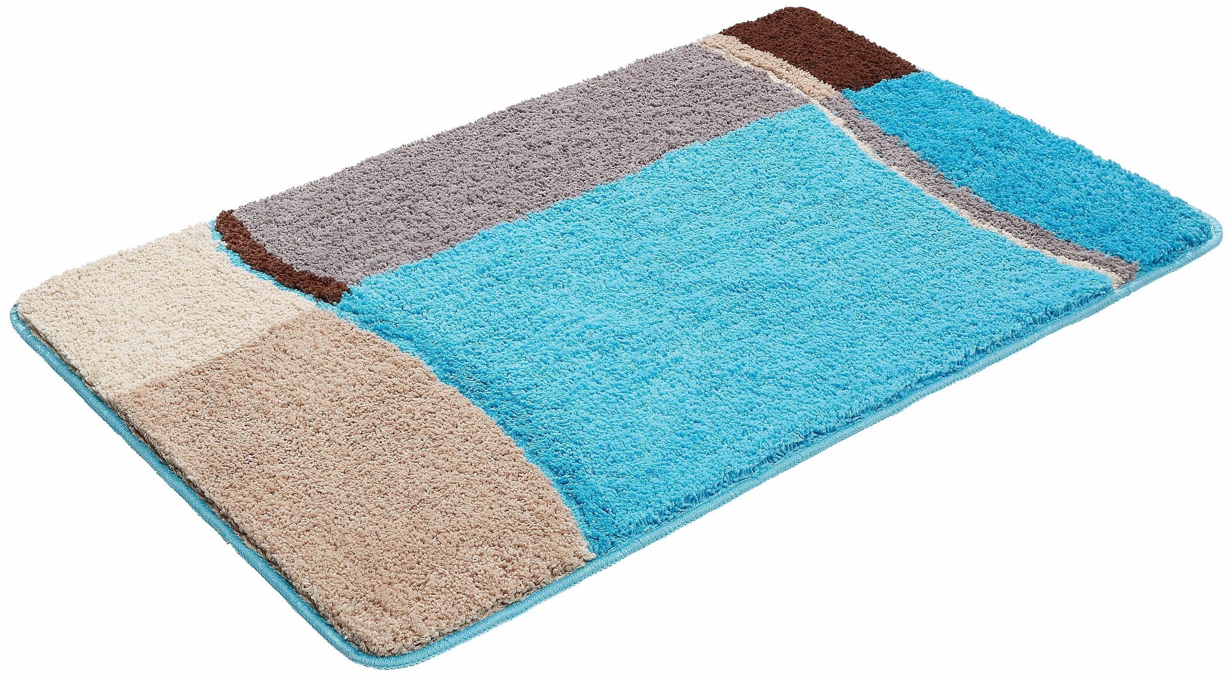 OTTO home Badematte "Belio, Badvorleger, Badezimmer Teppich" Höhe 20 mm rut günstig online kaufen