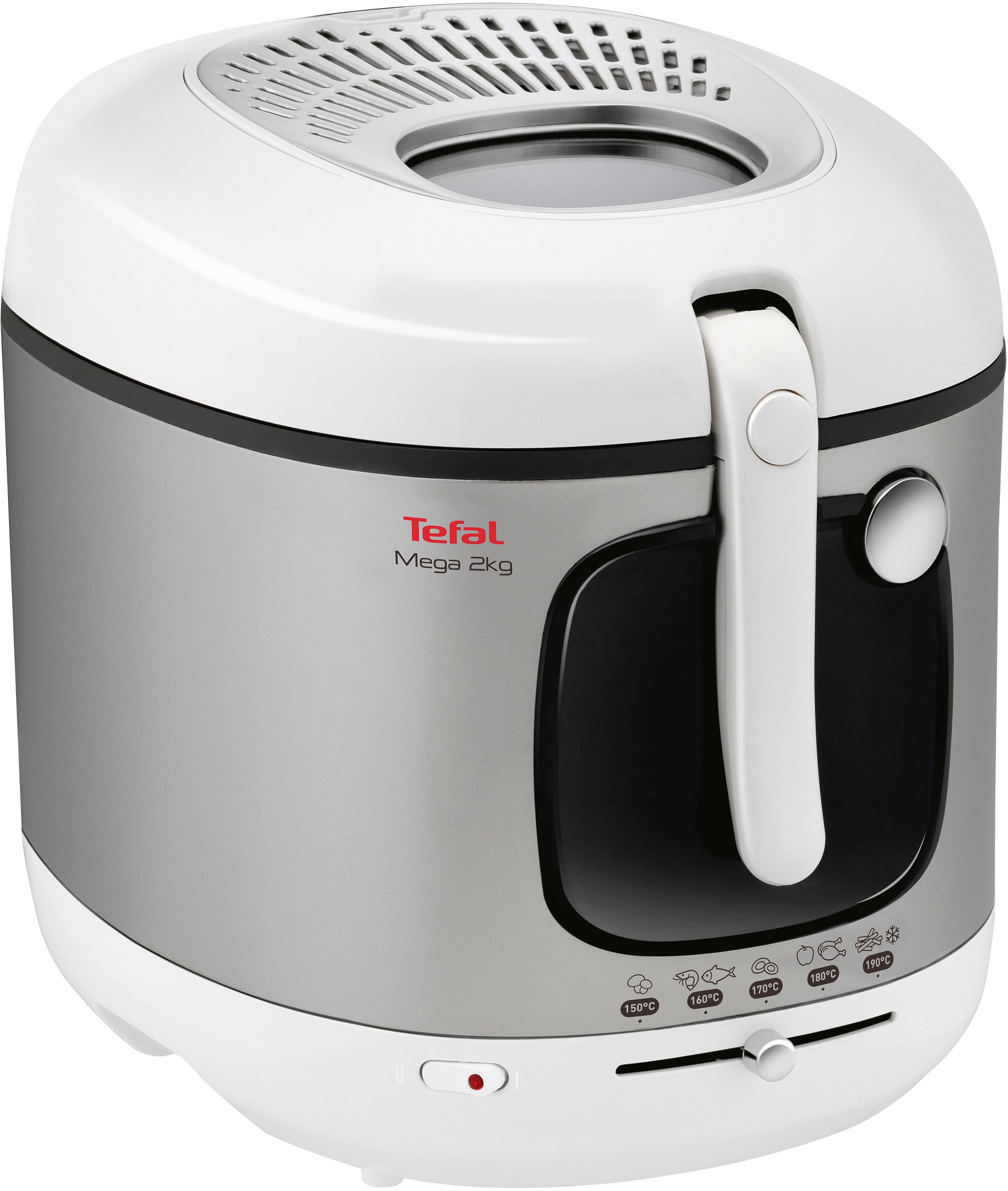 Tefal Fritteuse "Mega XXL" 2100 W Fassungsvermögen 3,3 l herausnehmbarer Be günstig online kaufen