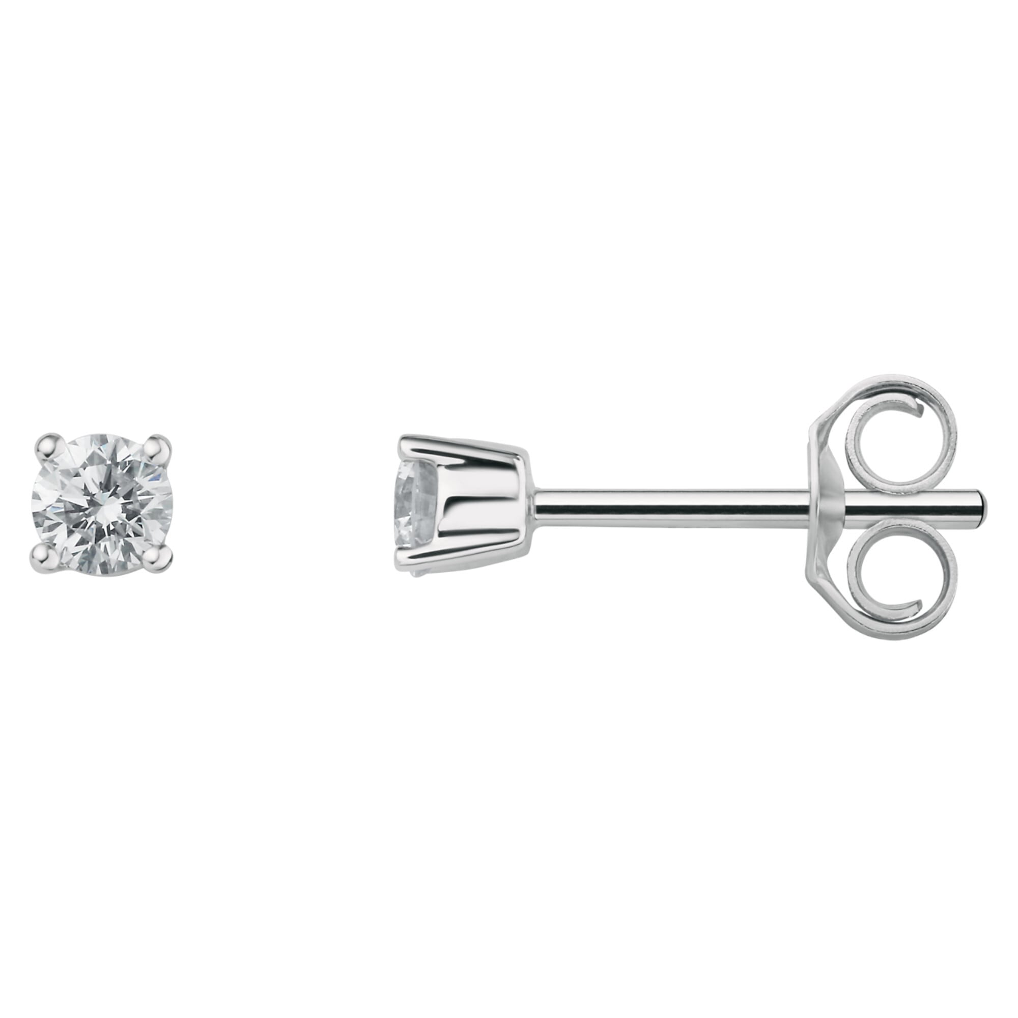 ONE ELEMENT Paar Ohrstecker »Zirkonia 925 Damen aus online BAUR Silber Blume | Ohrstecker Blume Schmuck kaufen Ohrringe Silber«