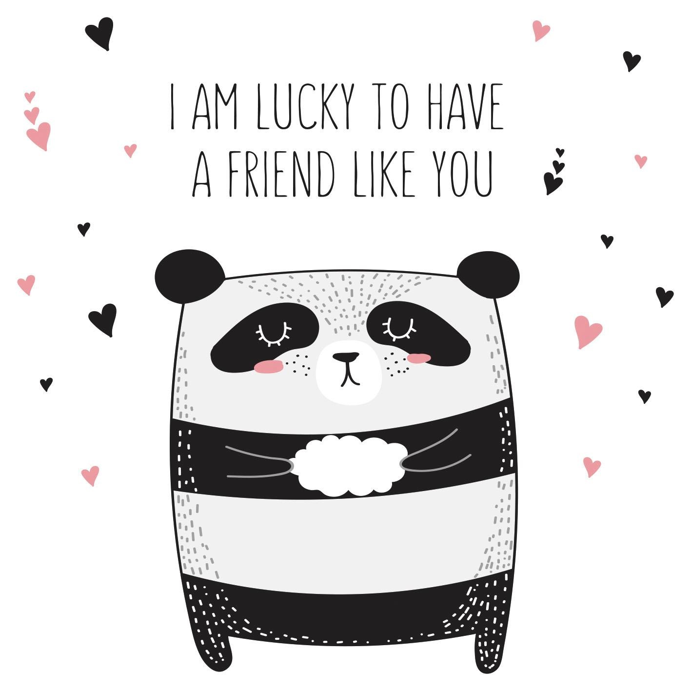 queence Dekokissen ""Friend like you"" Kissenhülle ohne Füllung, 1 Stück günstig online kaufen