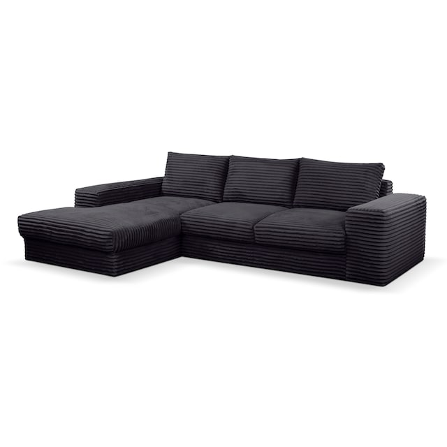 WERK2 Ecksofa »Rozzana«, Design Ecksofa mit hohem Komfort in trendig-weichem  Cord & Breitcord | BAUR