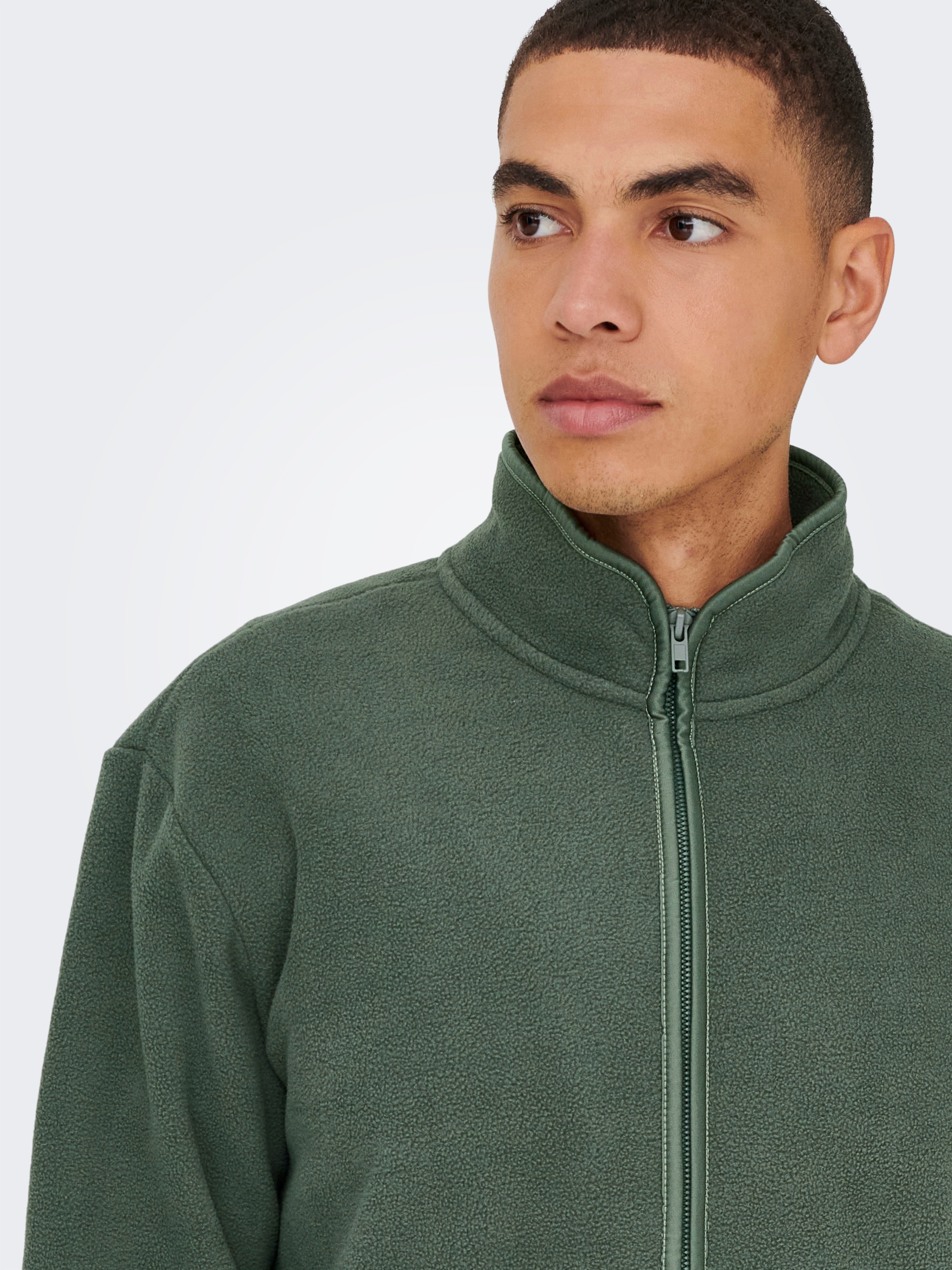 Thumbnail - ONLY & SONS Kapuzensweatjacke "ONSAKEEM FULL ZIP REG SWEAT OTL"