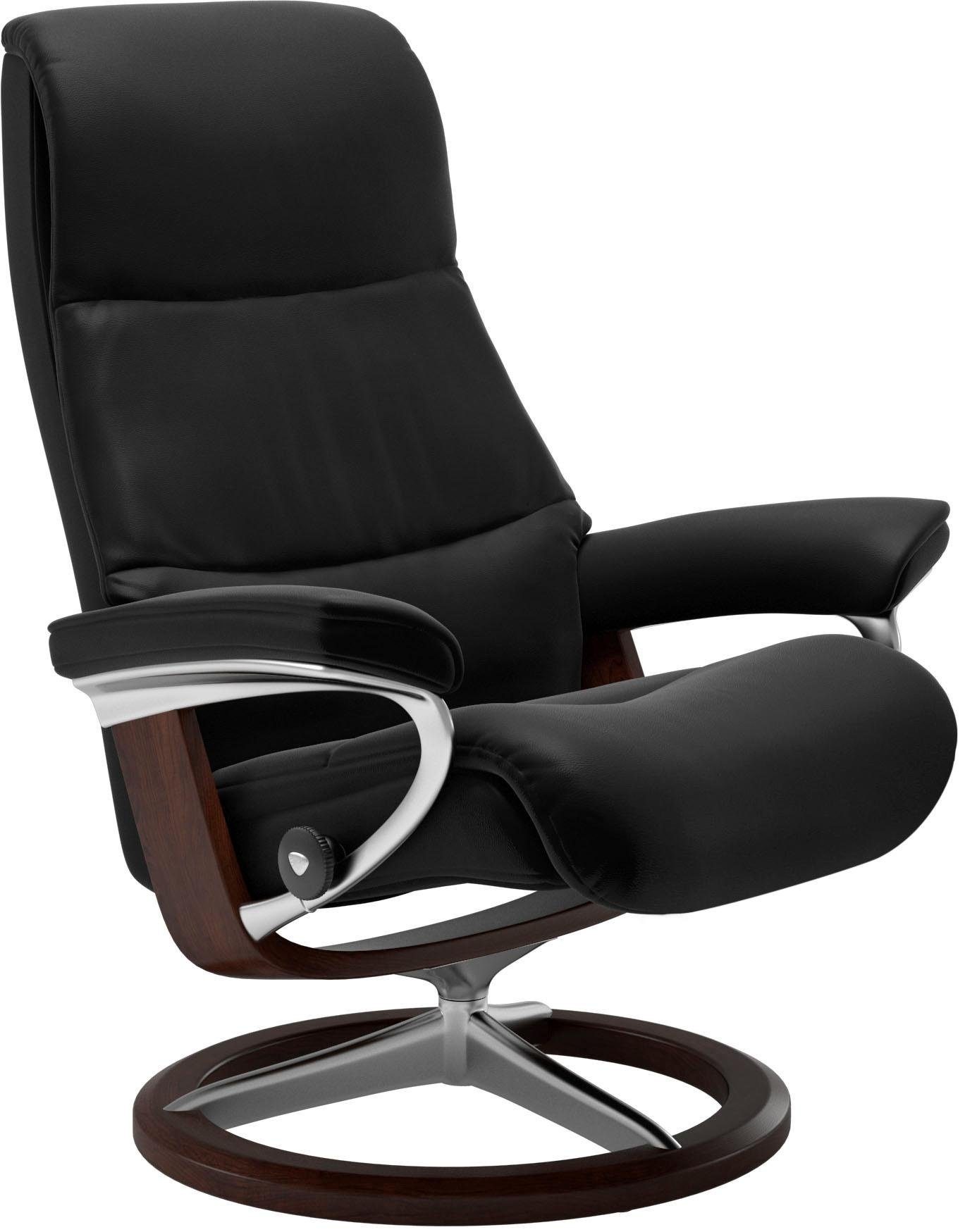 Stressless Relaxsessel "View" mit Signature Base, Größe L,Gestell Braun günstig online kaufen