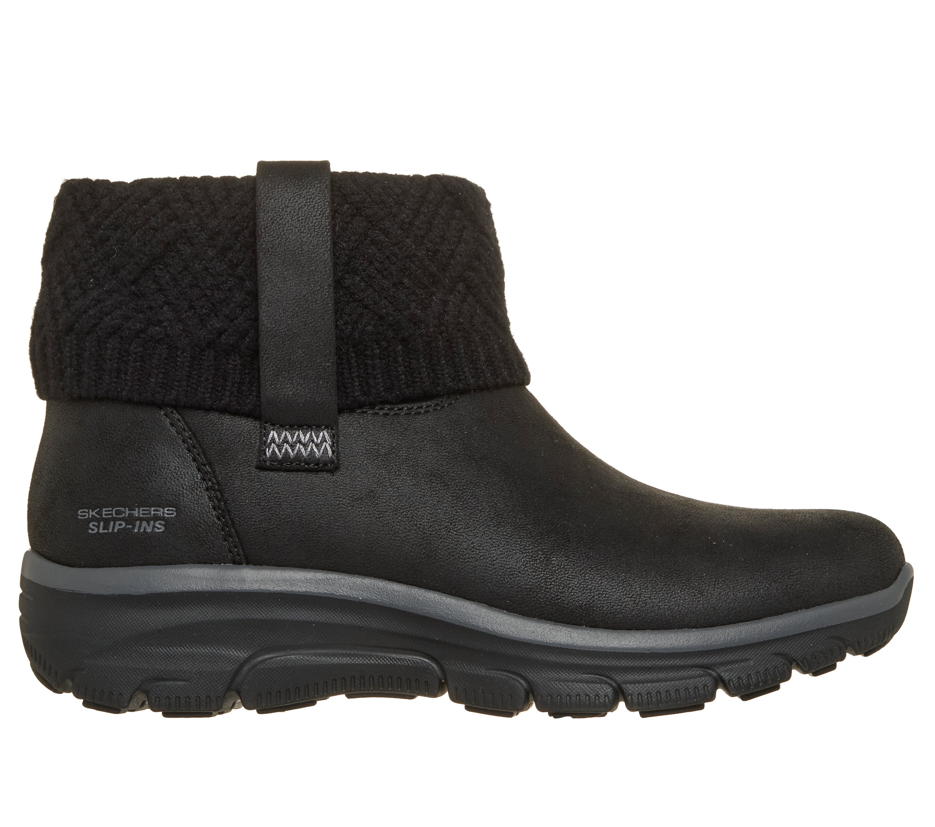 Skechers Winterboots "EASY GOING-" Winterstiefelette, Boots mit Strickeinsatz am Schaft